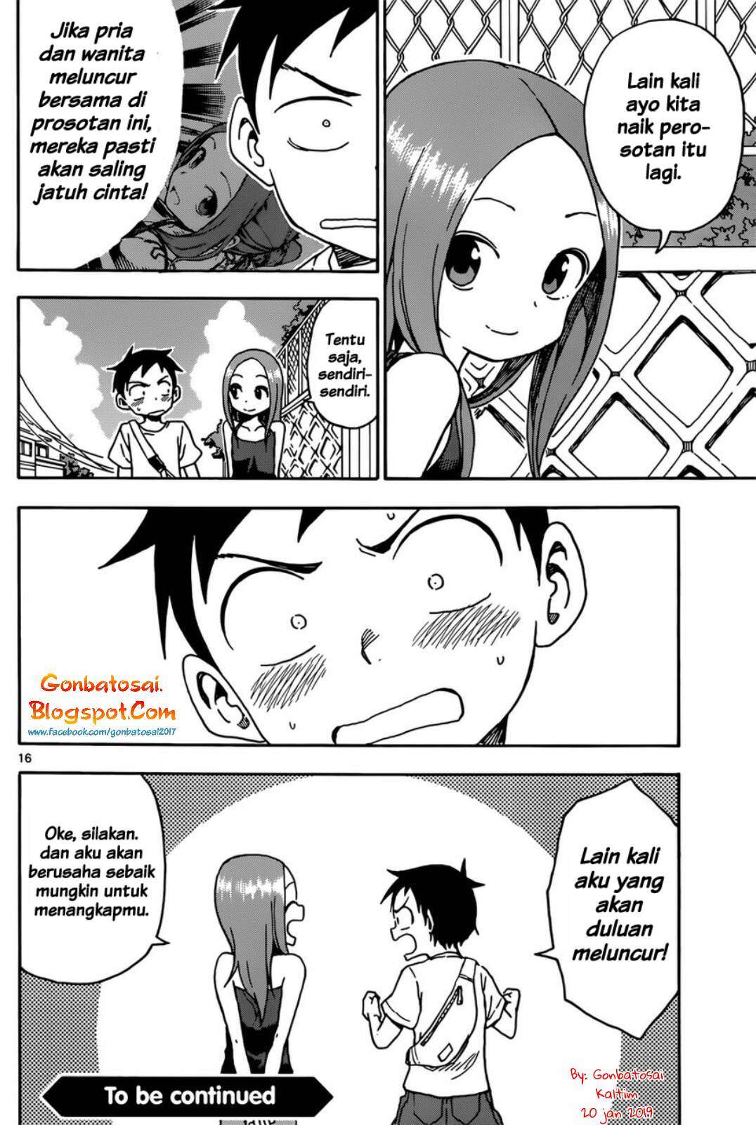 Karakai Jouzu no Takagi-san Chapter 59 Gambar 18