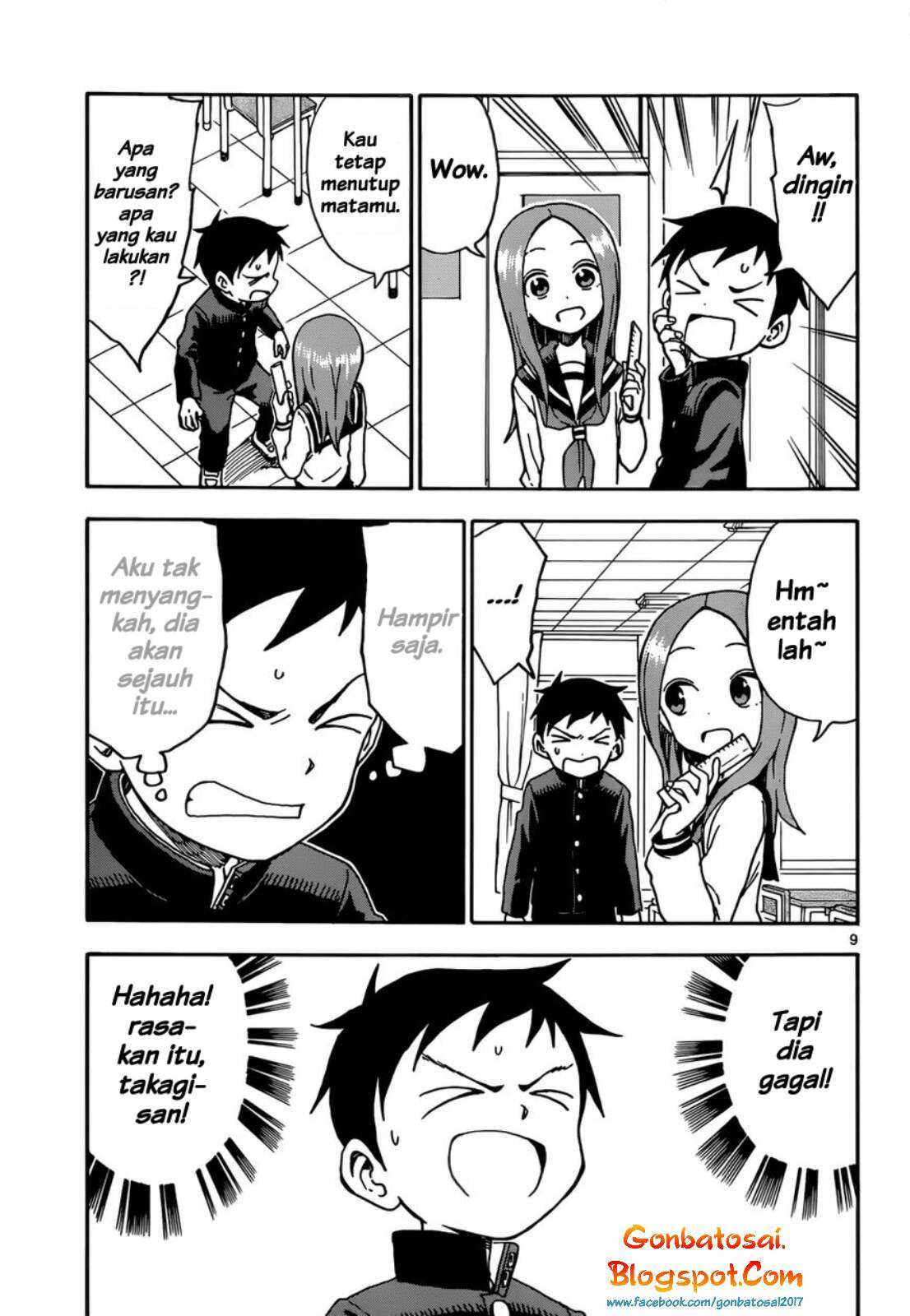 Karakai Jouzu no Takagi-san Chapter 56 Gambar 11