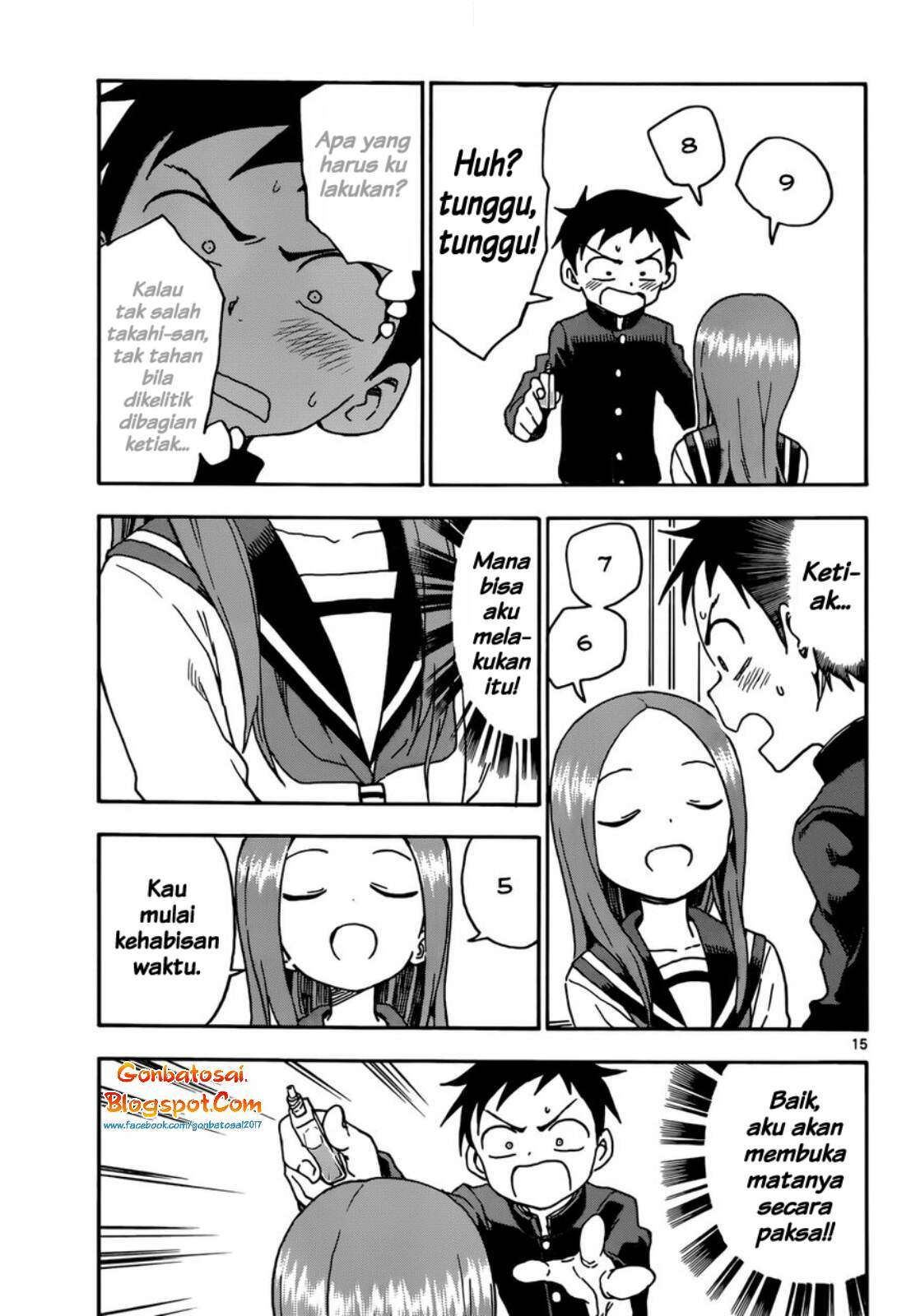 Karakai Jouzu no Takagi-san Chapter 56 Gambar 19