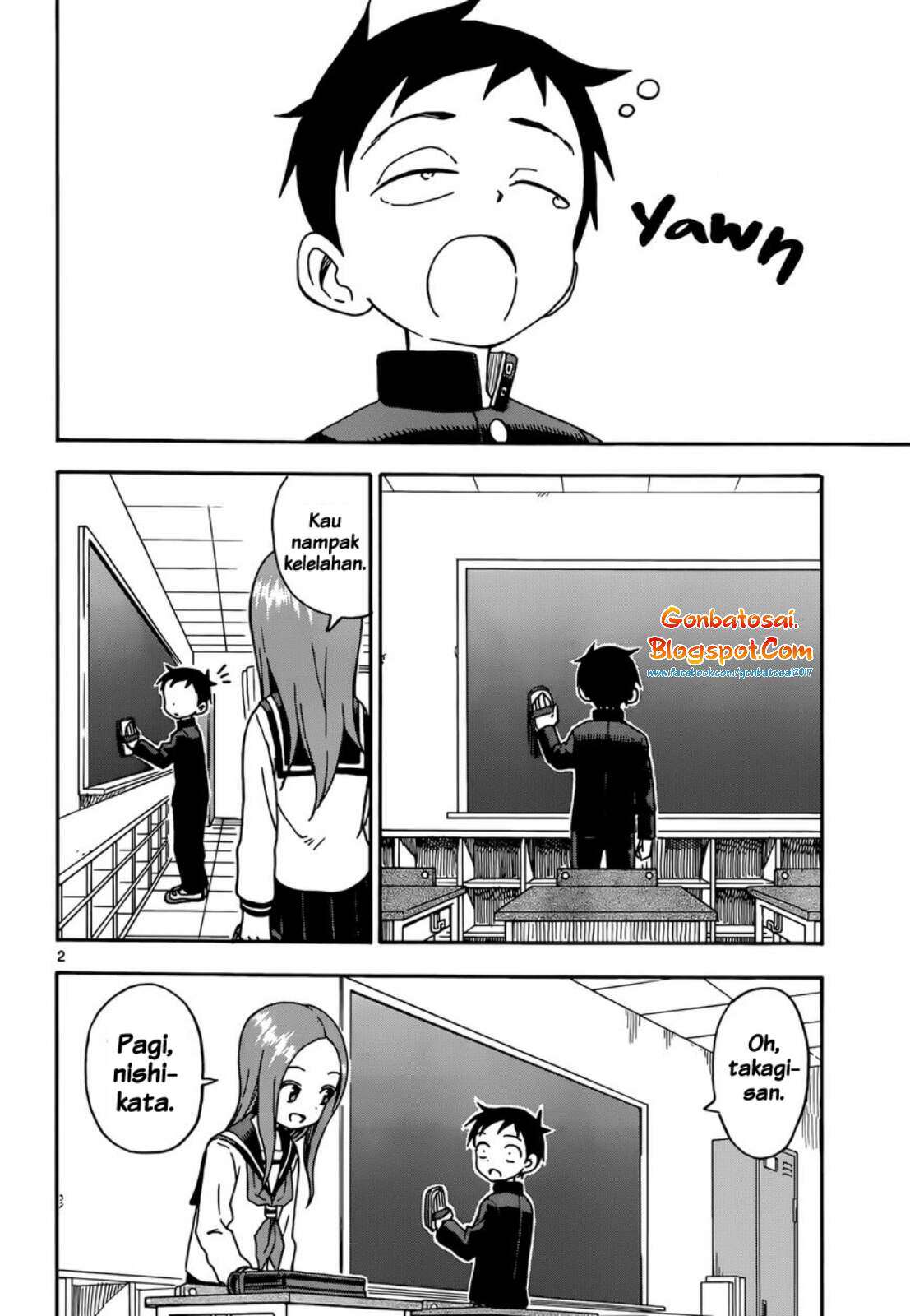 Karakai Jouzu no Takagi-san Chapter 56 Gambar 3