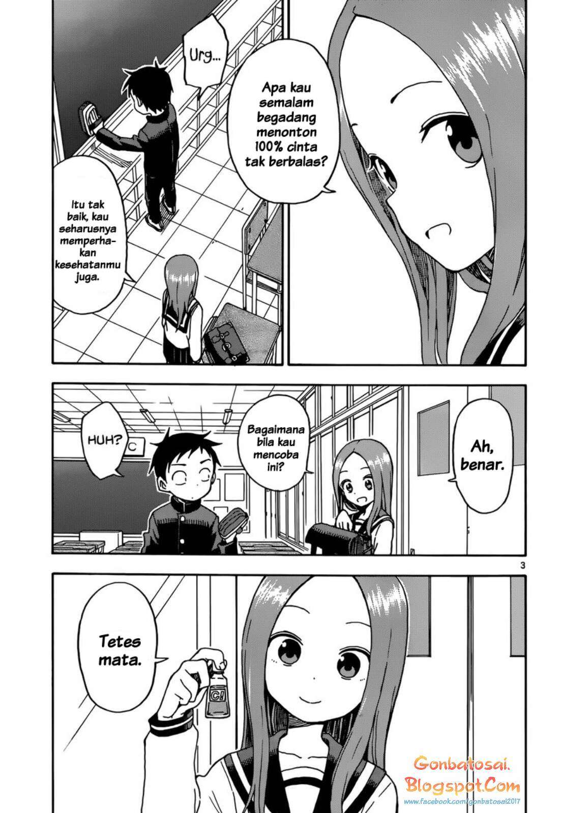 Karakai Jouzu no Takagi-san Chapter 56 Gambar 4
