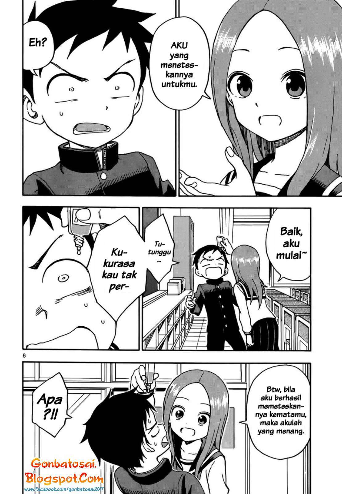 Karakai Jouzu no Takagi-san Chapter 56 Gambar 7