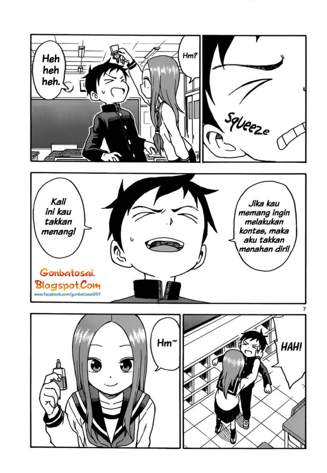 Karakai Jouzu no Takagi-san Chapter 56 Gambar 8