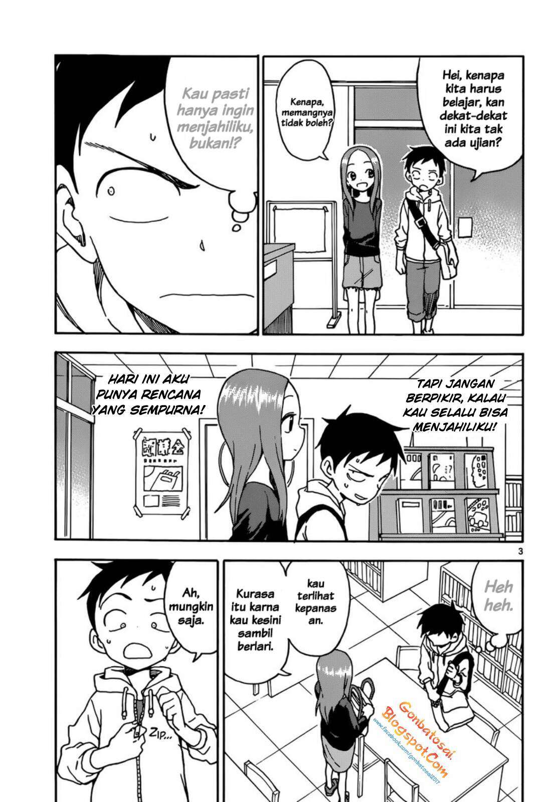 Karakai Jouzu no Takagi-san Chapter 55 Gambar 4