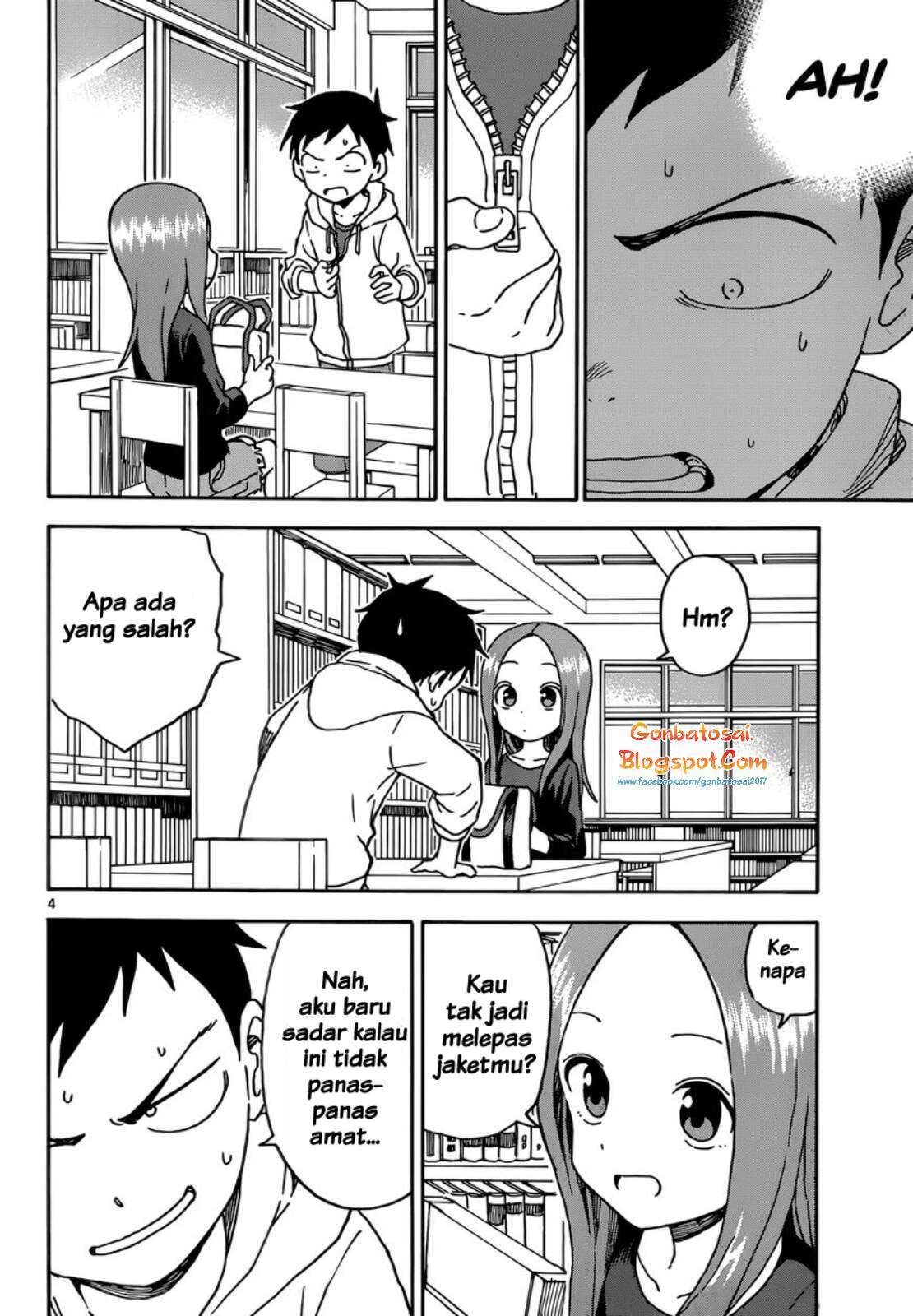 Karakai Jouzu no Takagi-san Chapter 55 Gambar 5