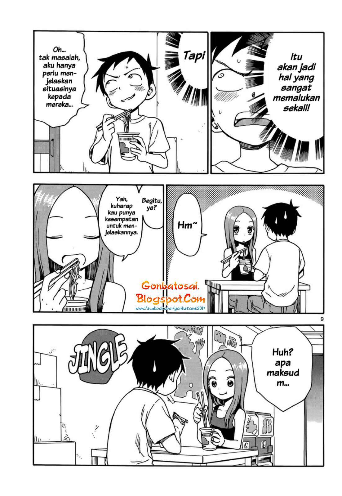 Karakai Jouzu no Takagi-san Chapter 53 Gambar 12