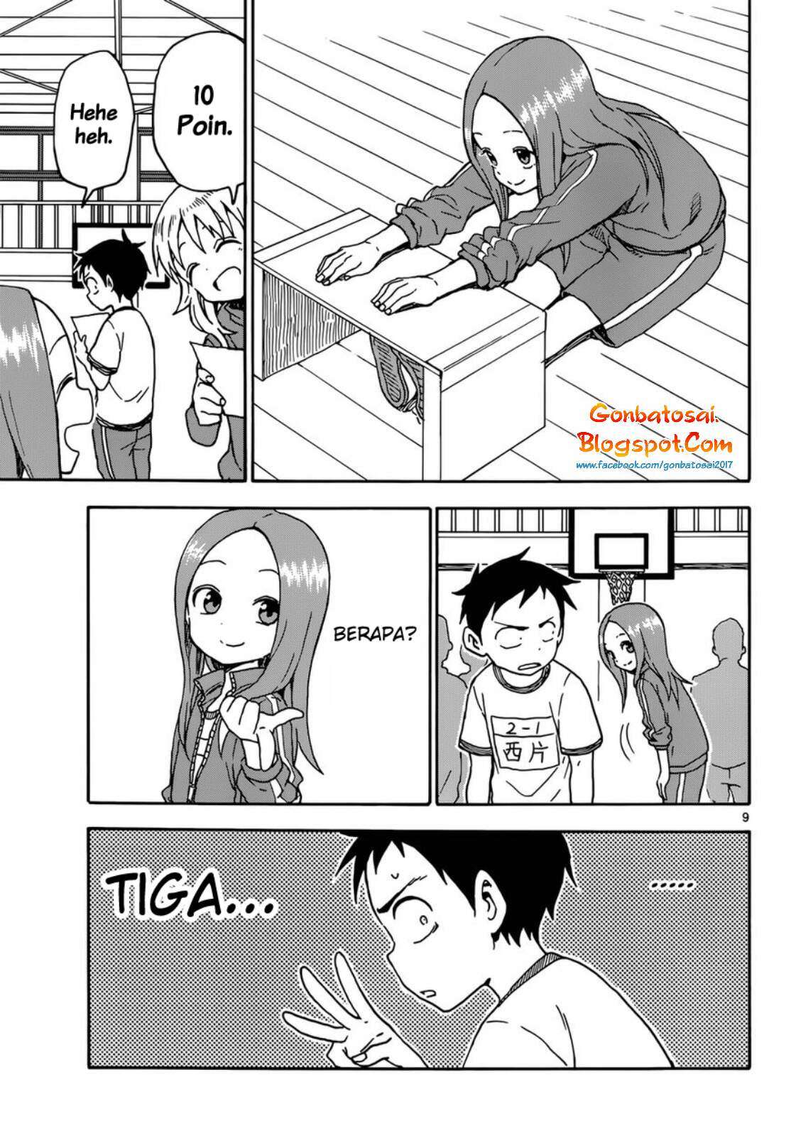 Karakai Jouzu no Takagi-san Chapter 52 Gambar 10