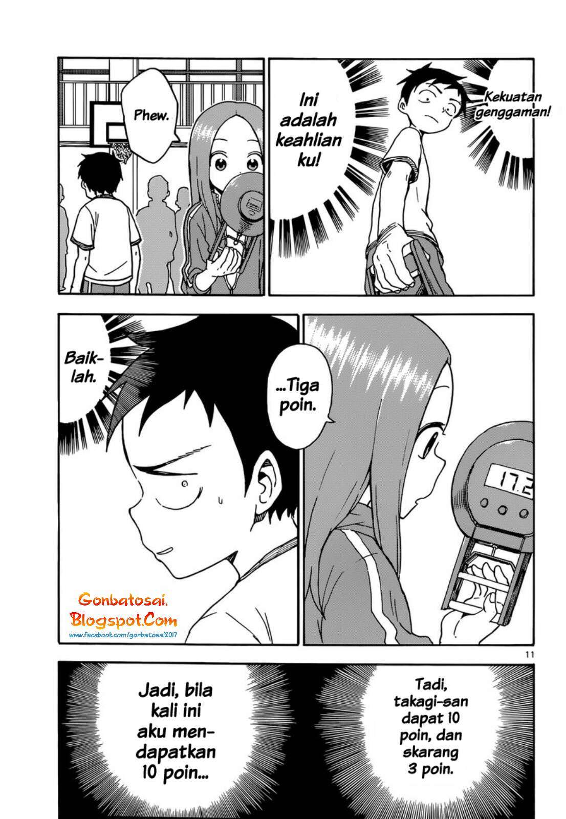 Karakai Jouzu no Takagi-san Chapter 52 Gambar 13