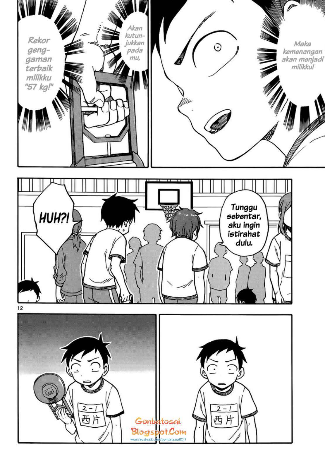 Karakai Jouzu no Takagi-san Chapter 52 Gambar 14