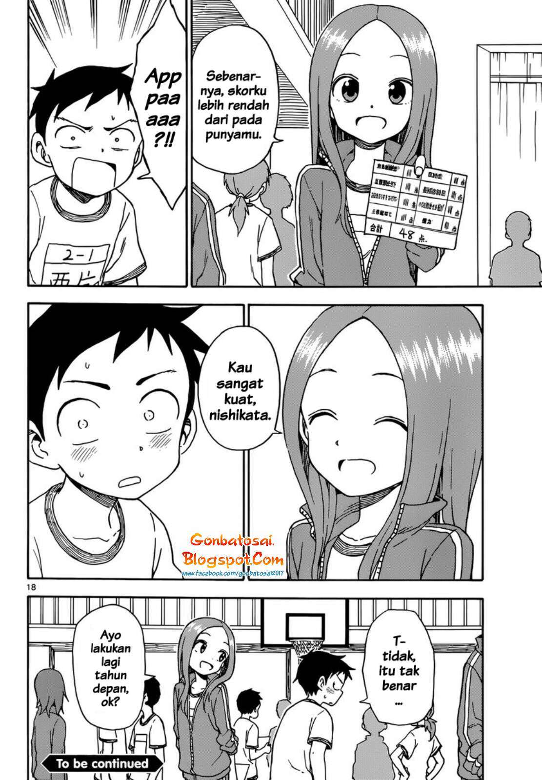 Karakai Jouzu no Takagi-san Chapter 52 Gambar 21