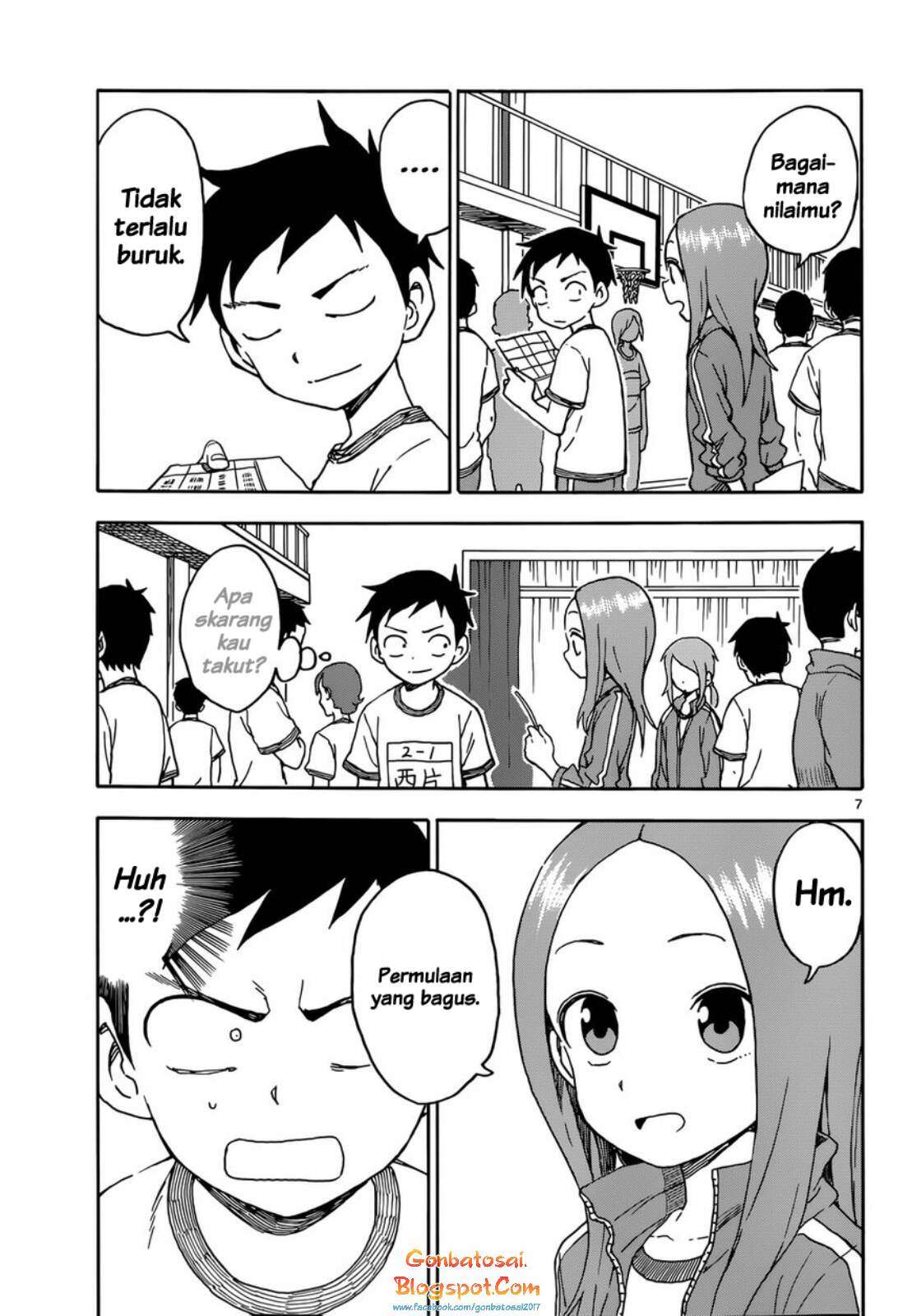 Karakai Jouzu no Takagi-san Chapter 52 Gambar 8