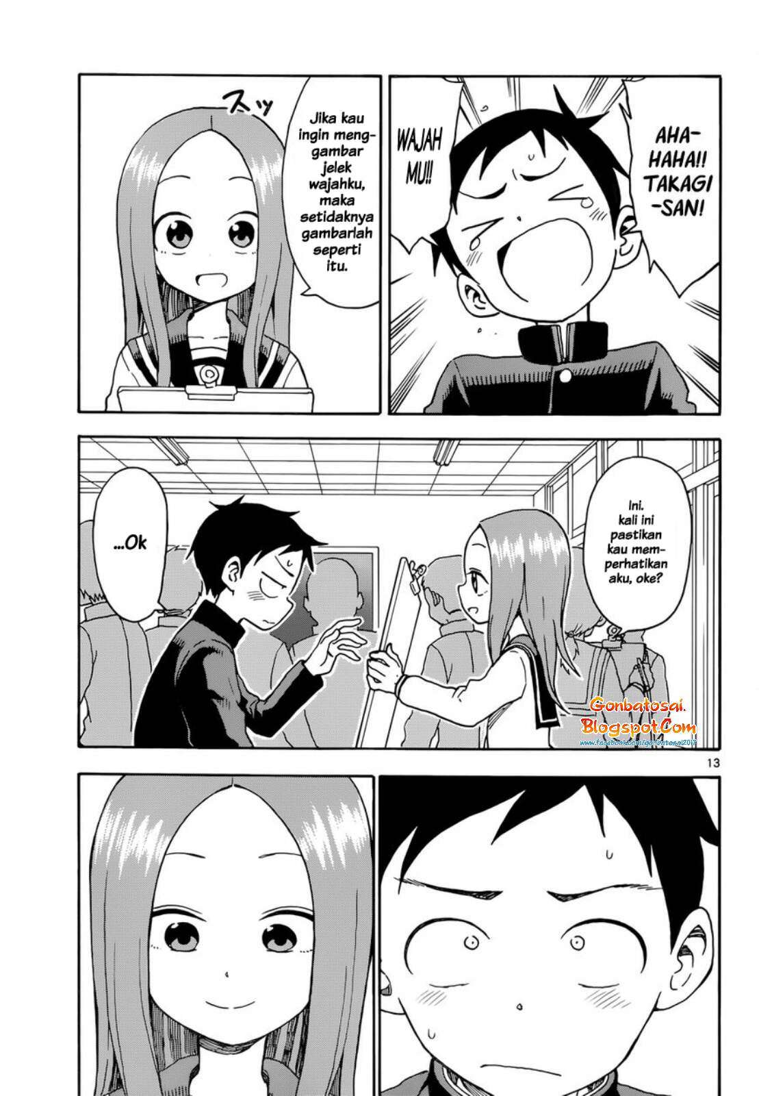 Karakai Jouzu no Takagi-san Chapter 50 Gambar 15