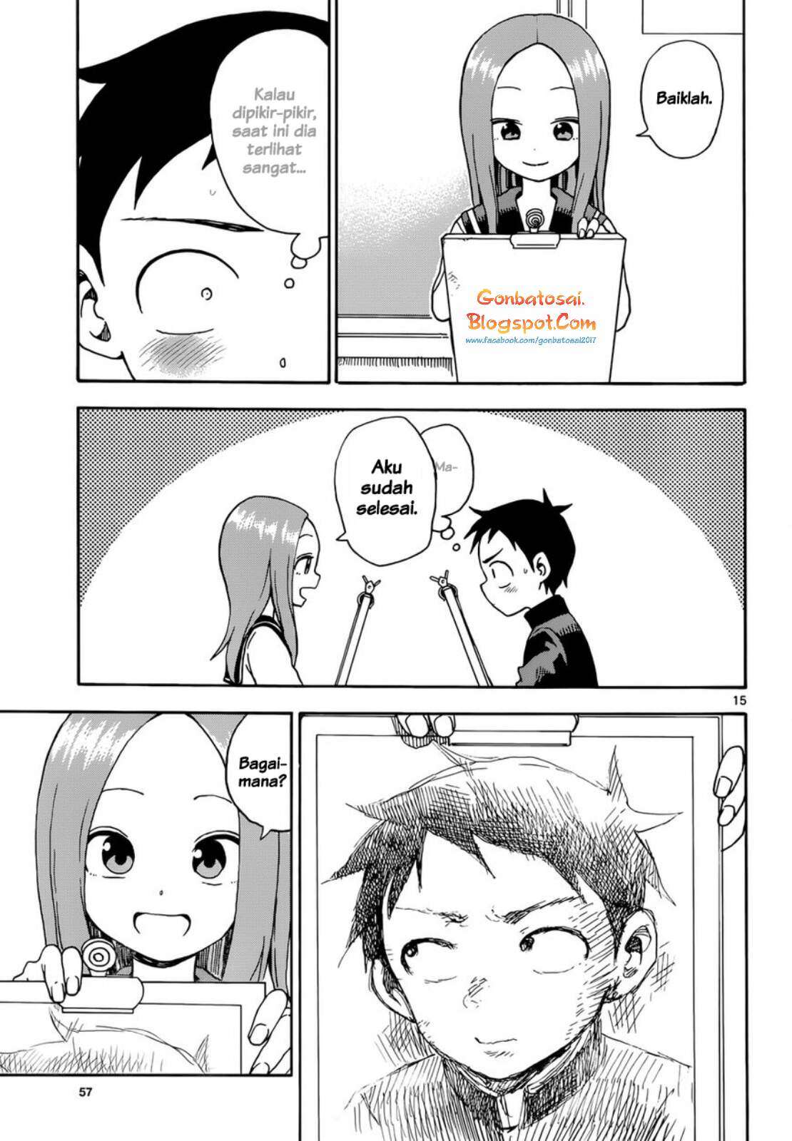 Karakai Jouzu no Takagi-san Chapter 50 Gambar 17