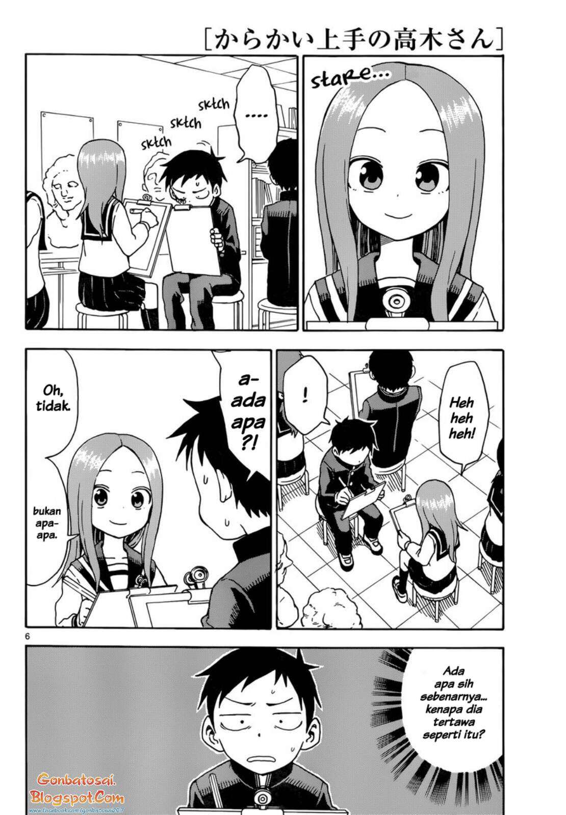 Karakai Jouzu no Takagi-san Chapter 50 Gambar 7