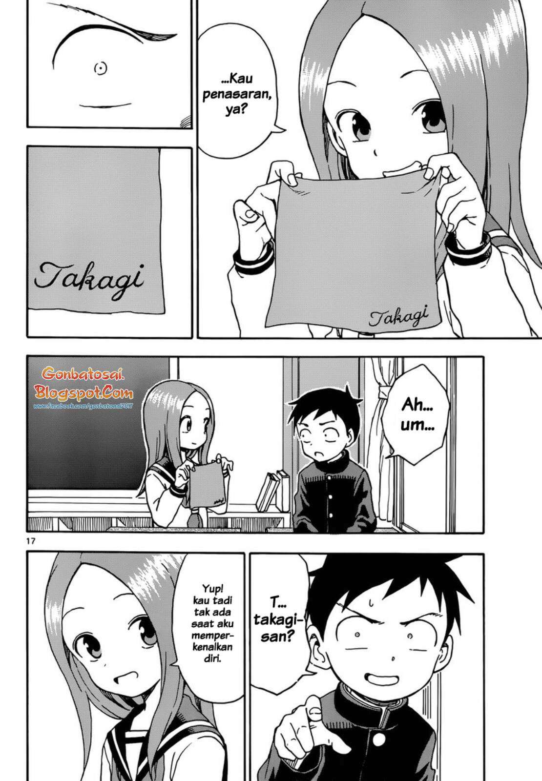 Karakai Jouzu no Takagi-san Chapter 48 Gambar 19