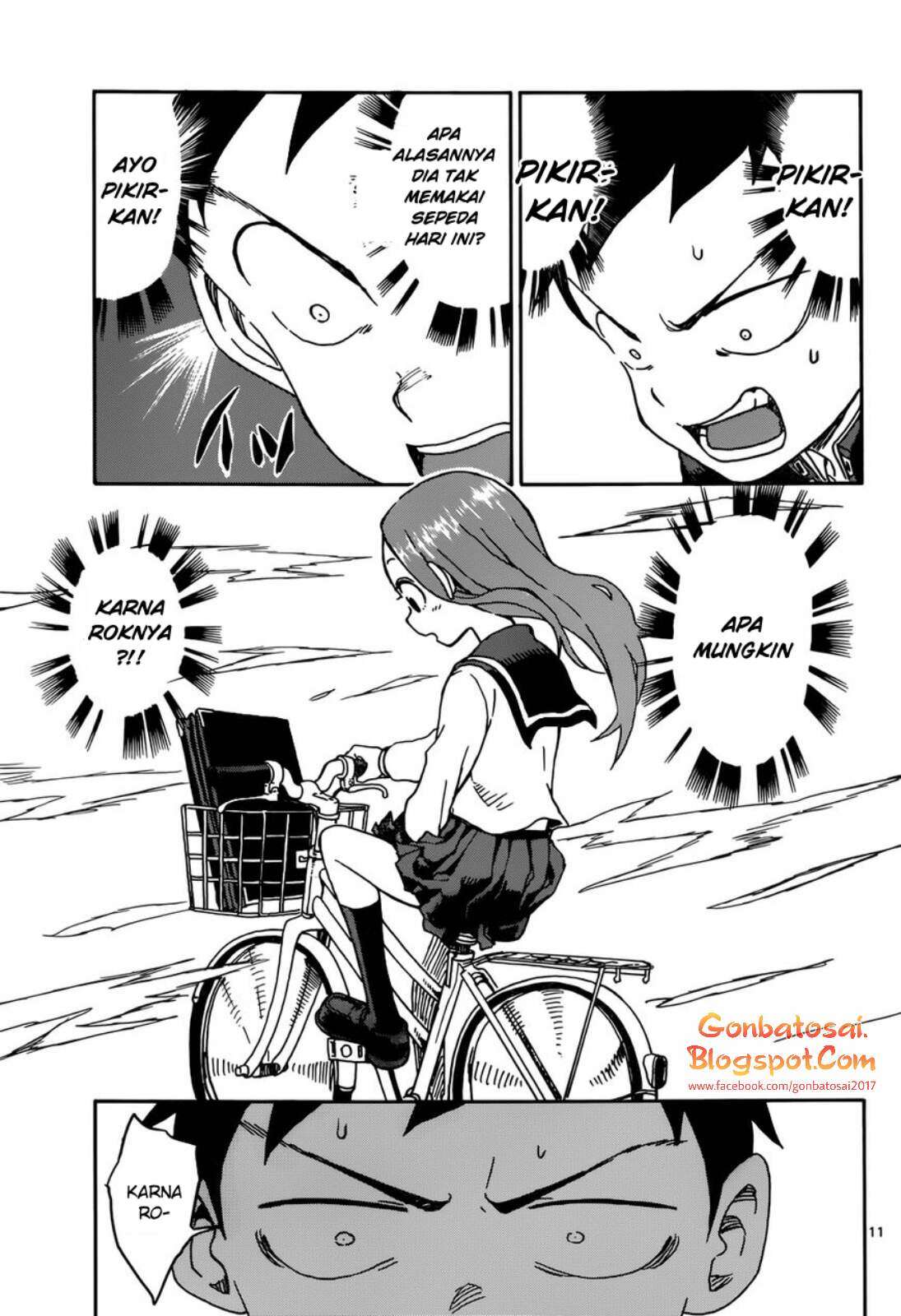 Karakai Jouzu no Takagi-san Chapter 41 Gambar 13