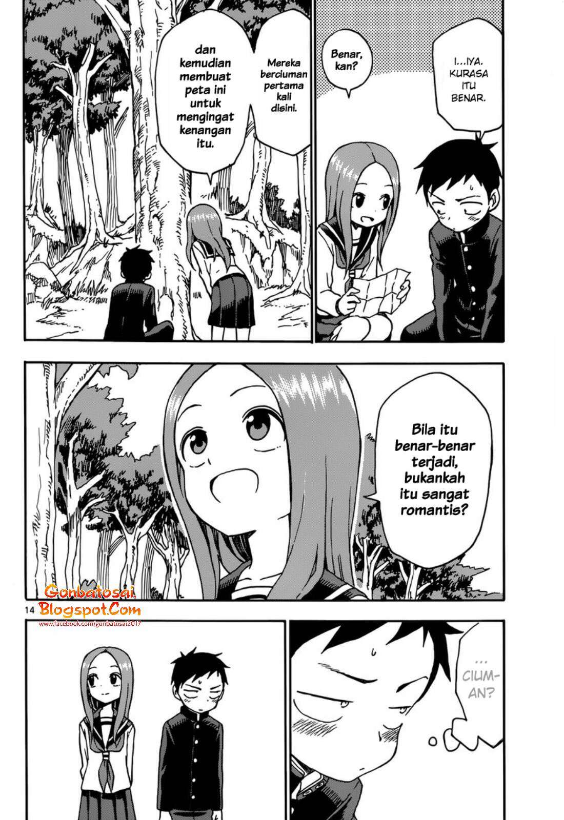 Karakai Jouzu no Takagi-san Chapter 40 Gambar 17