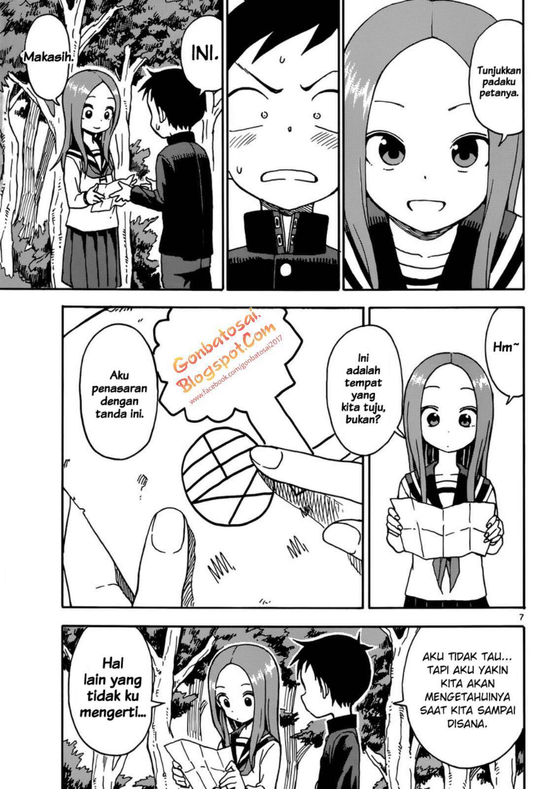 Karakai Jouzu no Takagi-san Chapter 40 Gambar 8