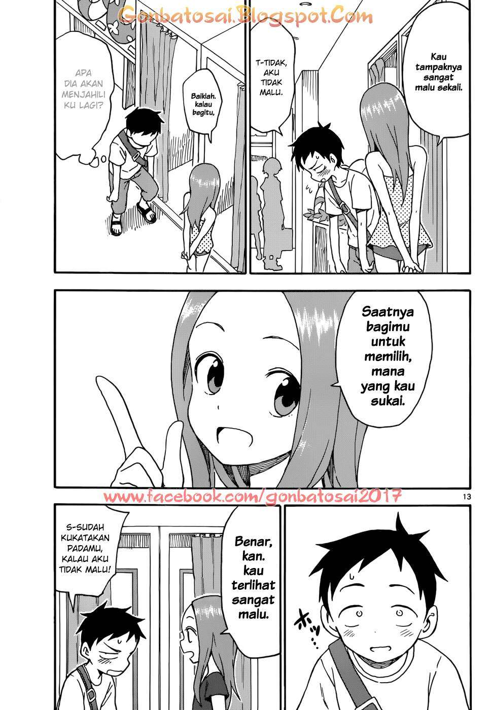 Karakai Jouzu no Takagi-san Chapter 39 Gambar 14
