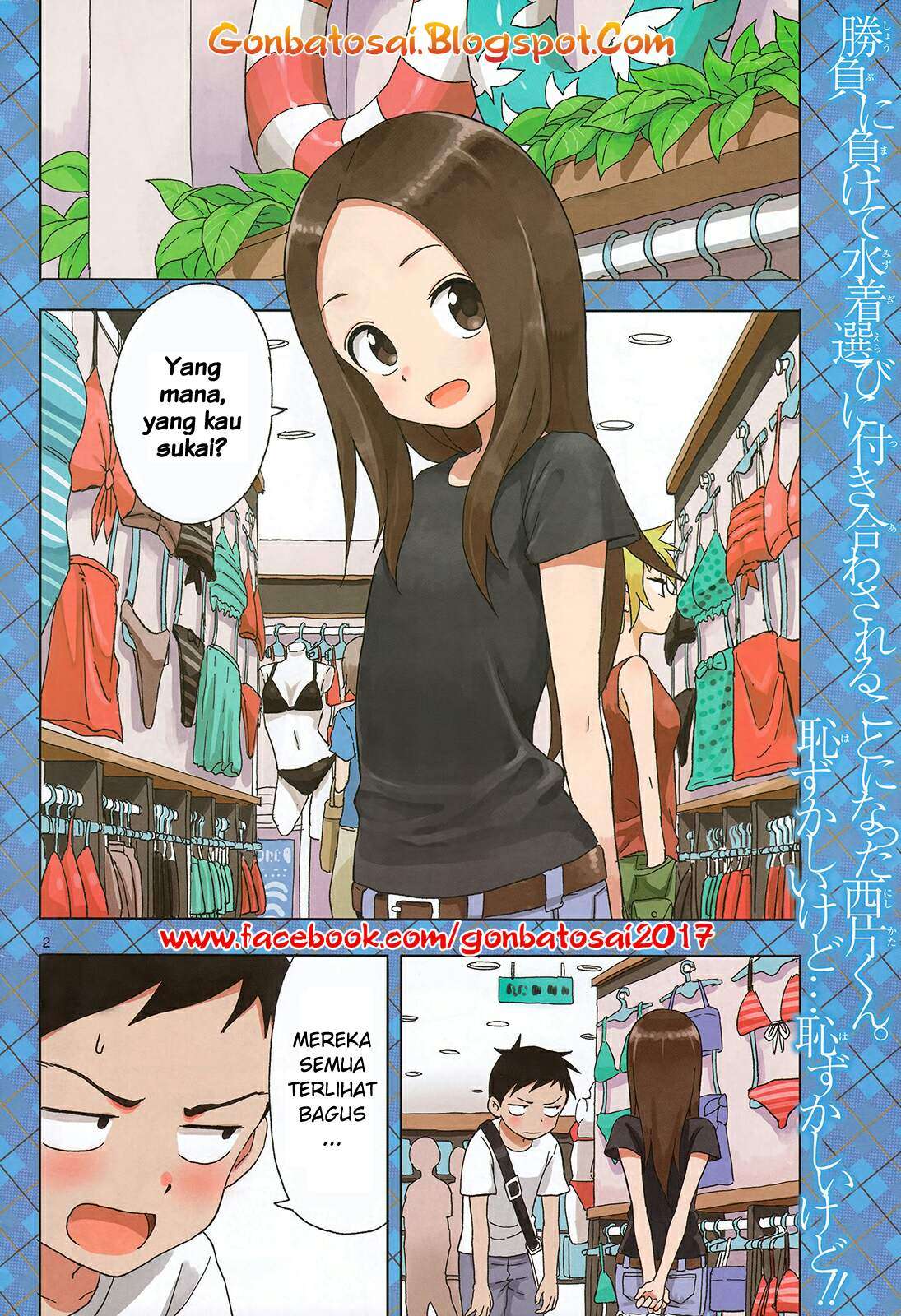 Baca Karakai Jouzu no Takagi-san Chapter 39 Gambar 2