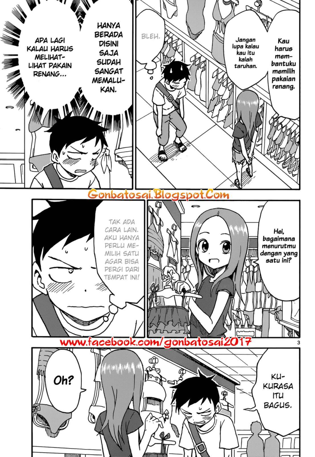 Karakai Jouzu no Takagi-san Chapter 39 Gambar 3