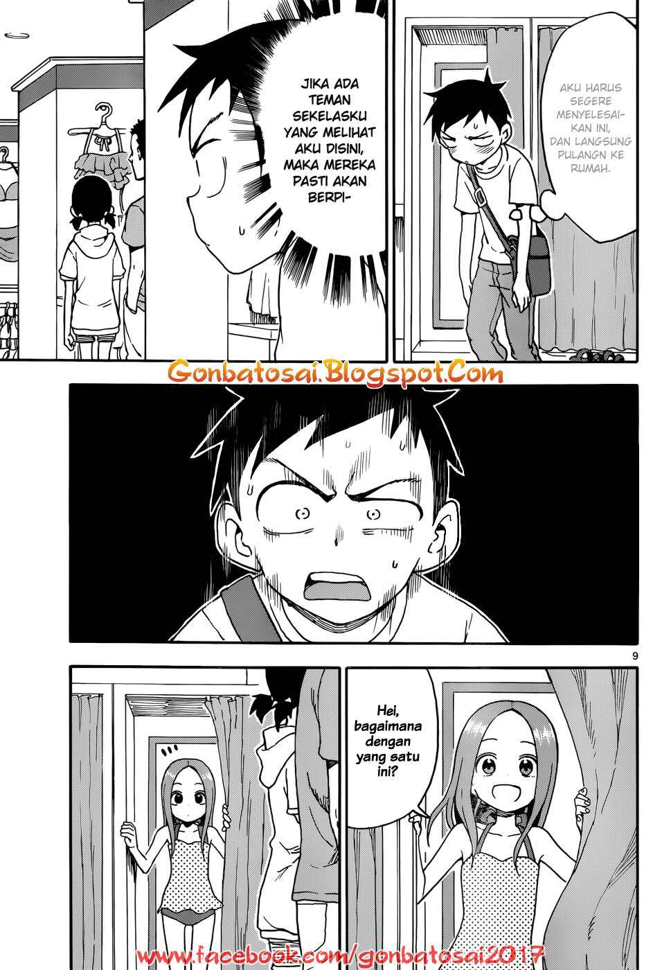 Karakai Jouzu no Takagi-san Chapter 39 Gambar 9