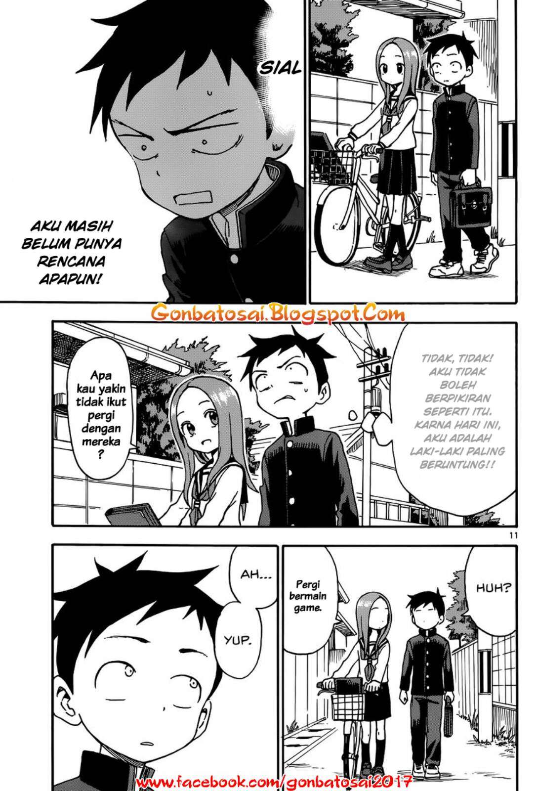 Karakai Jouzu no Takagi-san Chapter 36 Gambar 13