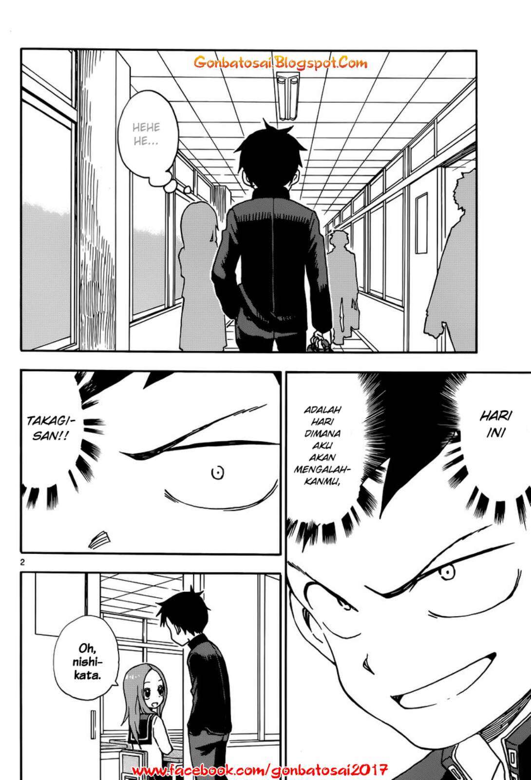 Karakai Jouzu no Takagi-san Chapter 36 Gambar 3