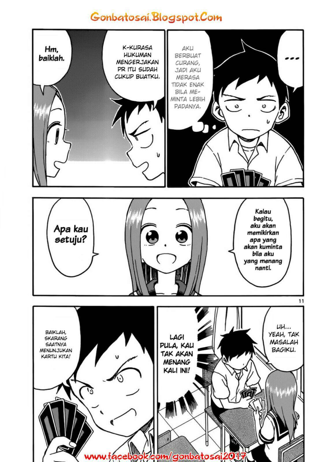 Karakai Jouzu no Takagi-san Chapter 33 Gambar 14