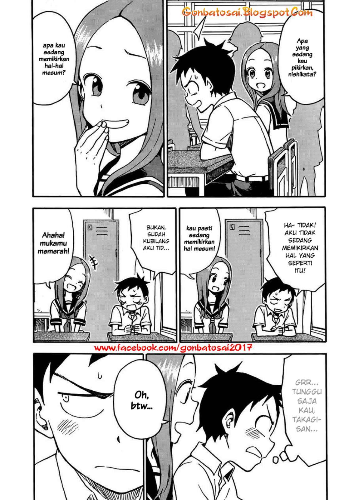 Karakai Jouzu no Takagi-san Chapter 32 Gambar 5