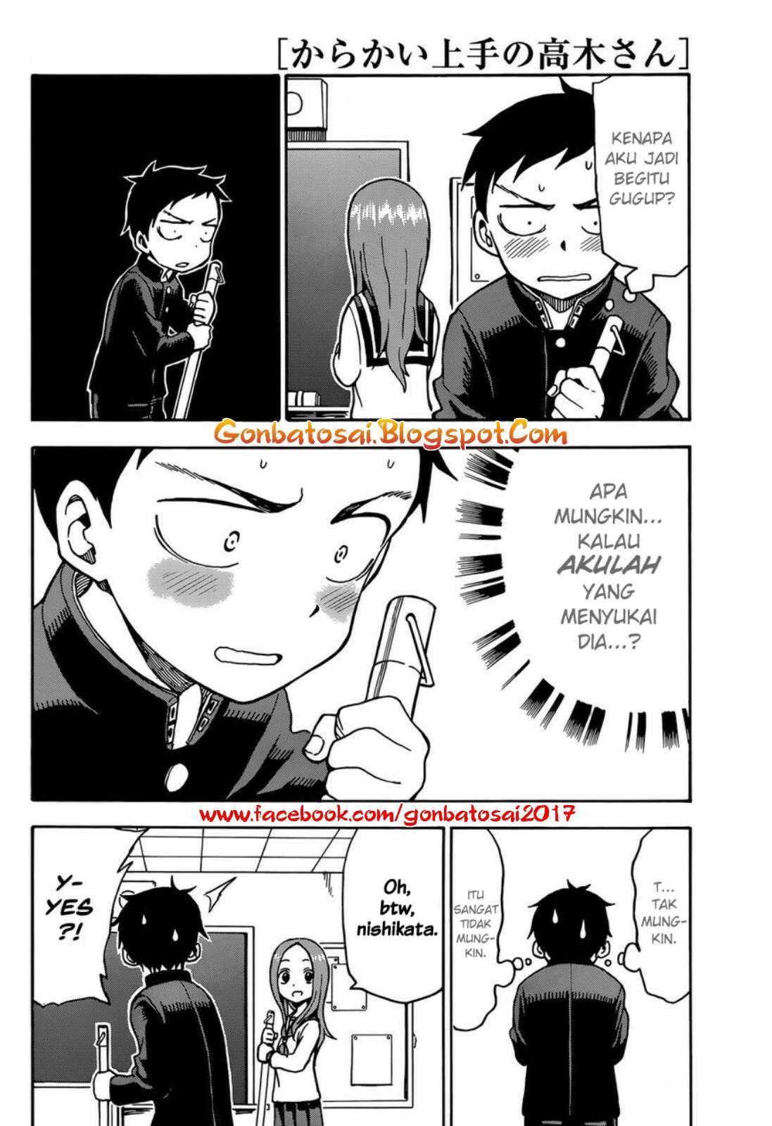 Karakai Jouzu no Takagi-san Chapter 29 Gambar 14
