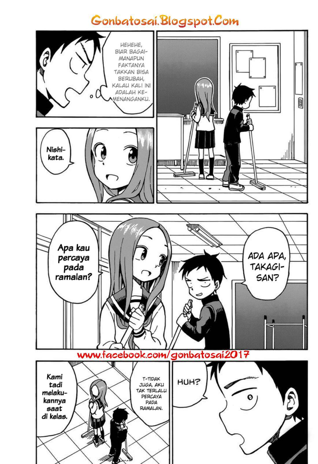 Karakai Jouzu no Takagi-san Chapter 29 Gambar 9
