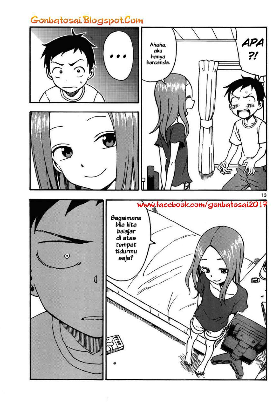 Karakai Jouzu no Takagi-san Chapter 28 Gambar 15