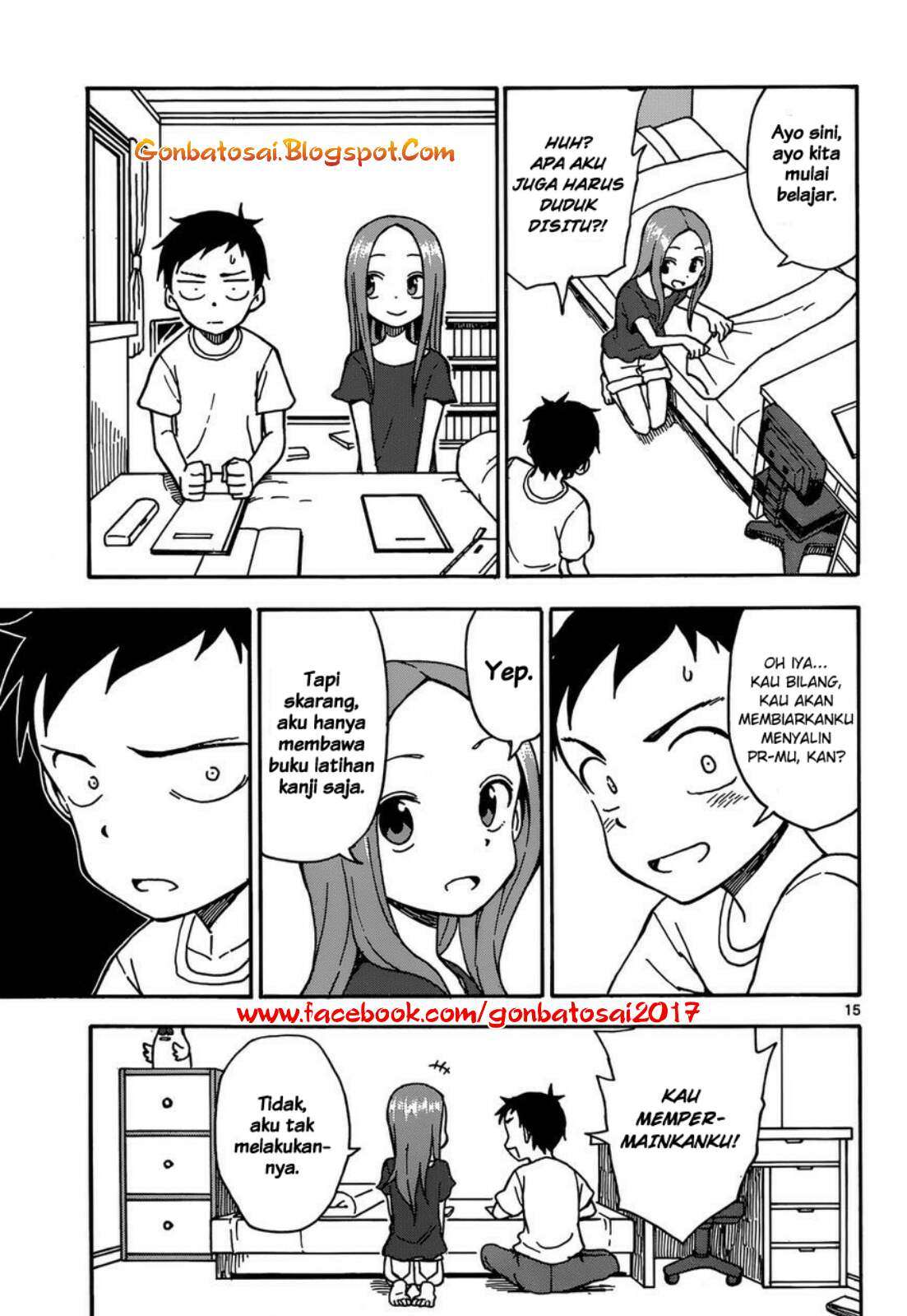 Karakai Jouzu no Takagi-san Chapter 28 Gambar 17