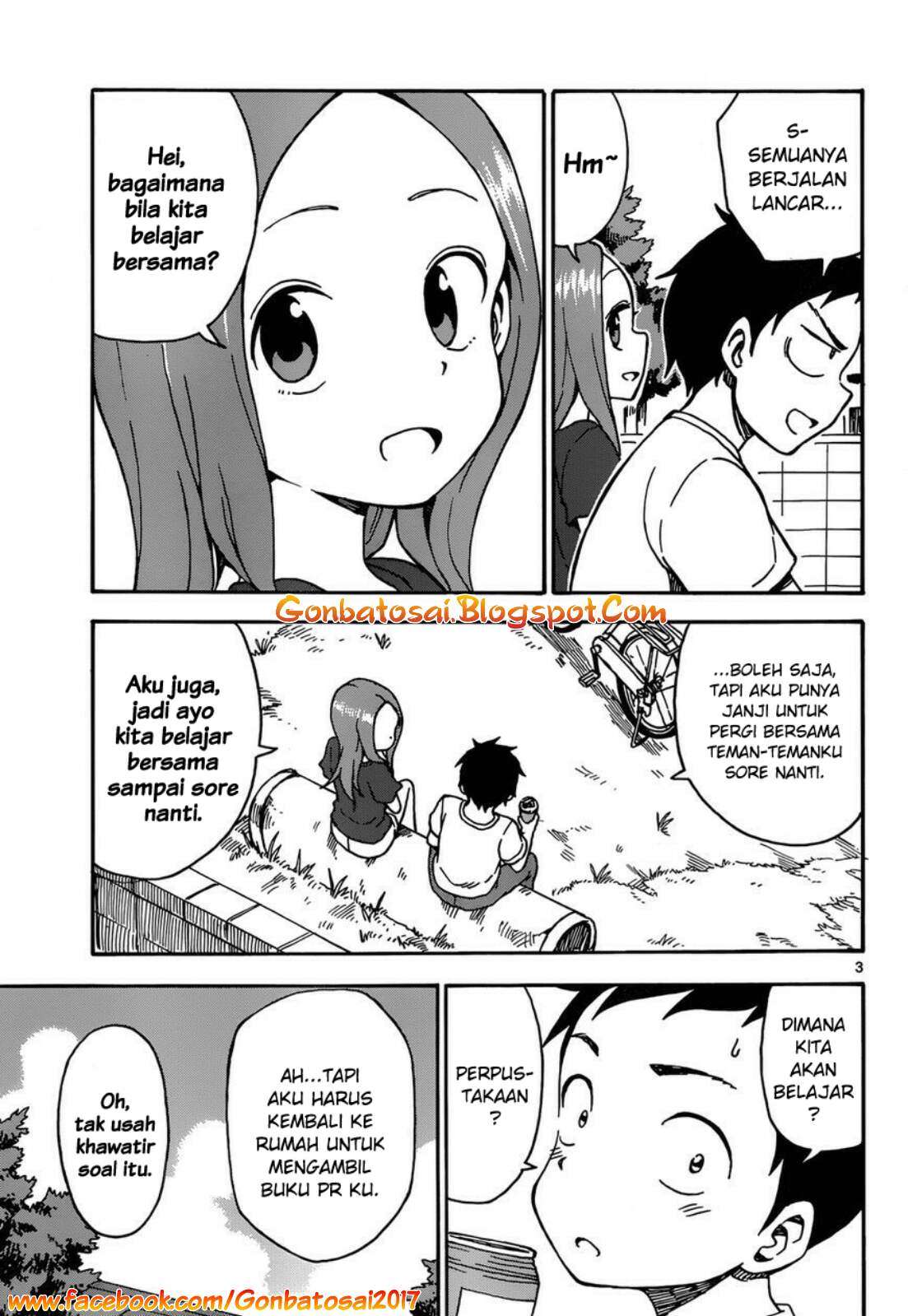 Karakai Jouzu no Takagi-san Chapter 28 Gambar 4