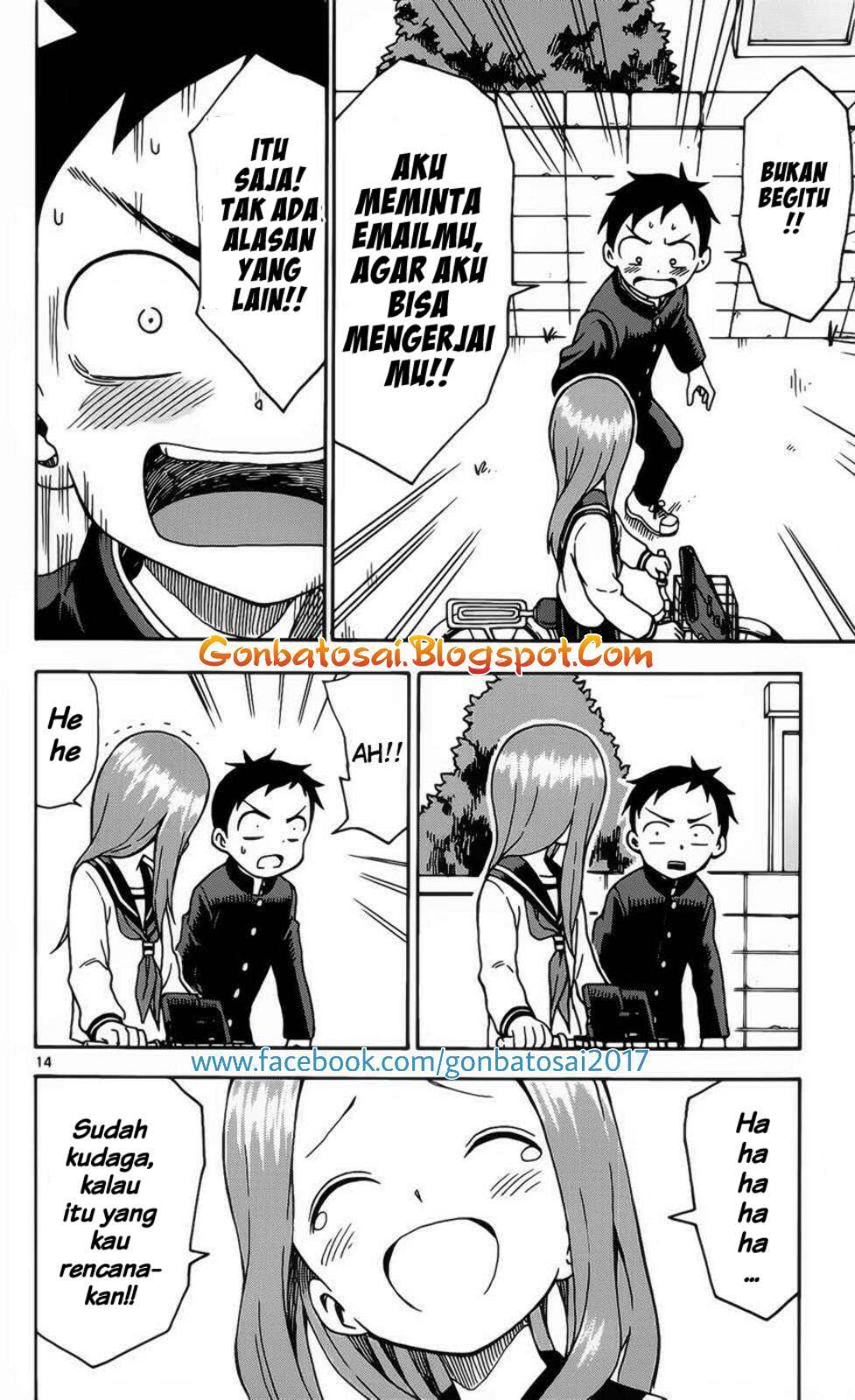 Karakai Jouzu no Takagi-san Chapter 27 Gambar 16