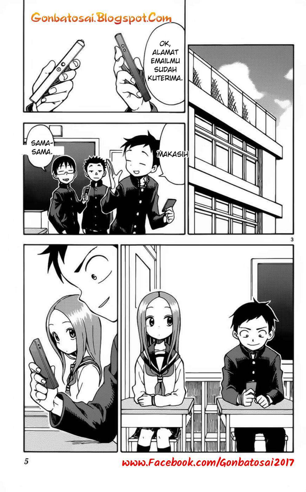 Karakai Jouzu no Takagi-san Chapter 27 Gambar 5