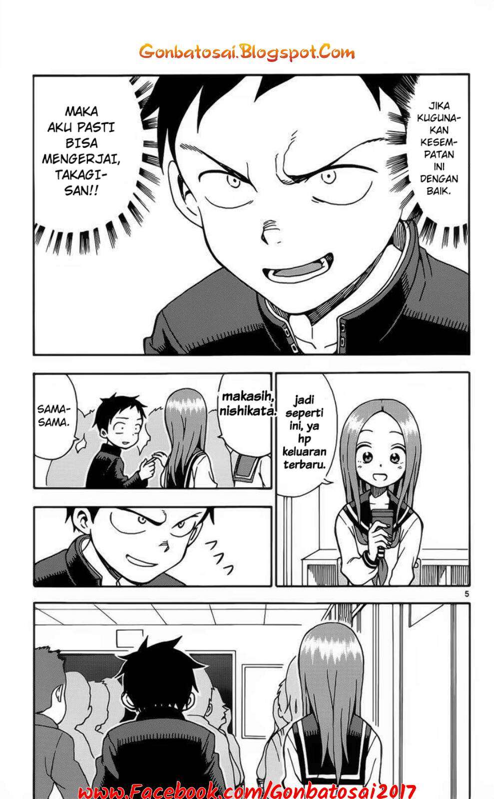 Karakai Jouzu no Takagi-san Chapter 27 Gambar 7