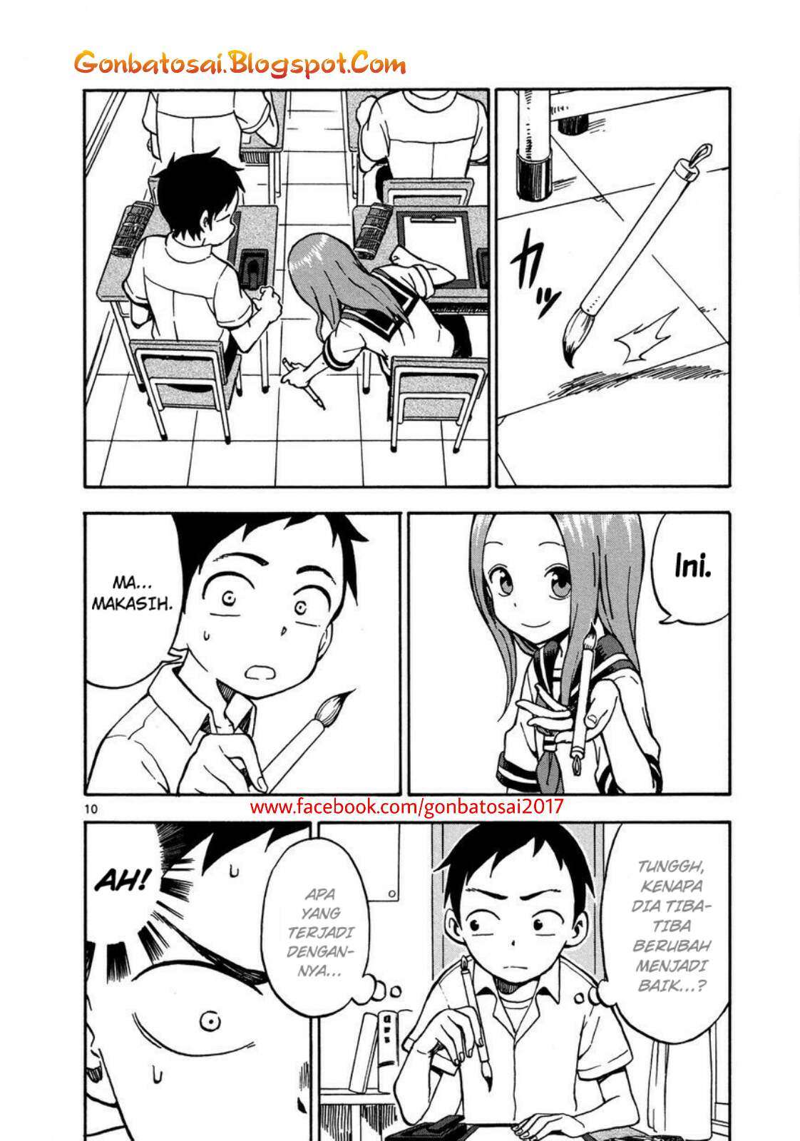 Karakai Jouzu no Takagi-san Chapter 25 Gambar 12