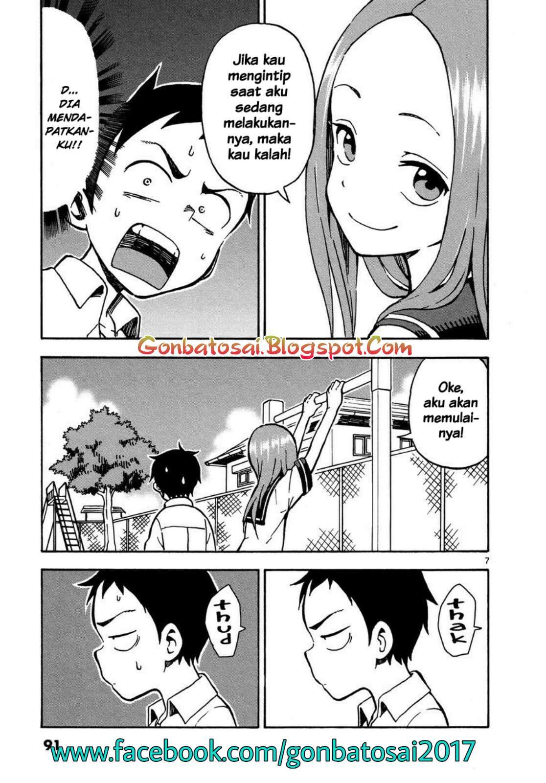 Karakai Jouzu no Takagi-san Chapter 23 Gambar 9