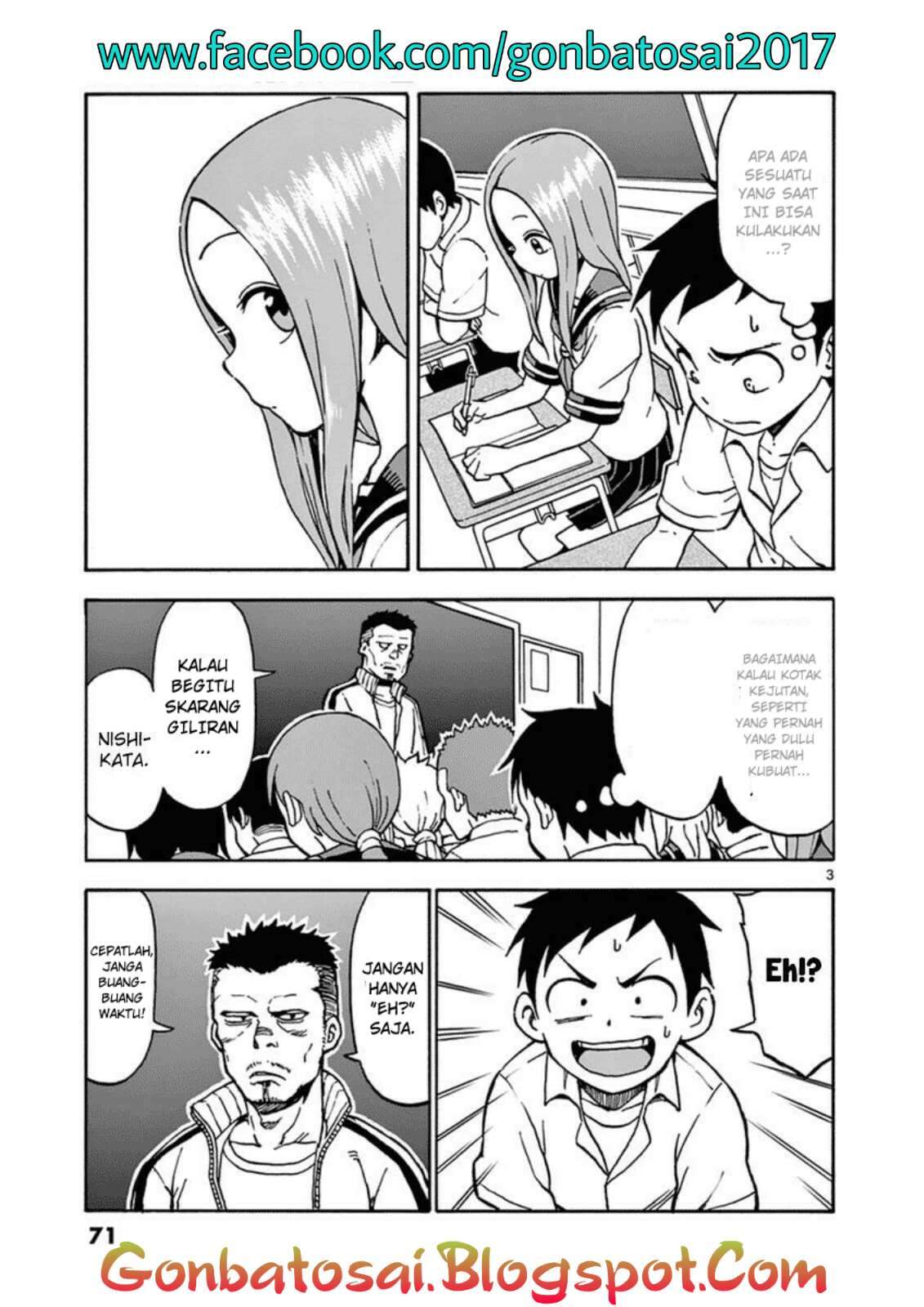 Karakai Jouzu no Takagi-san Chapter 22 Gambar 5