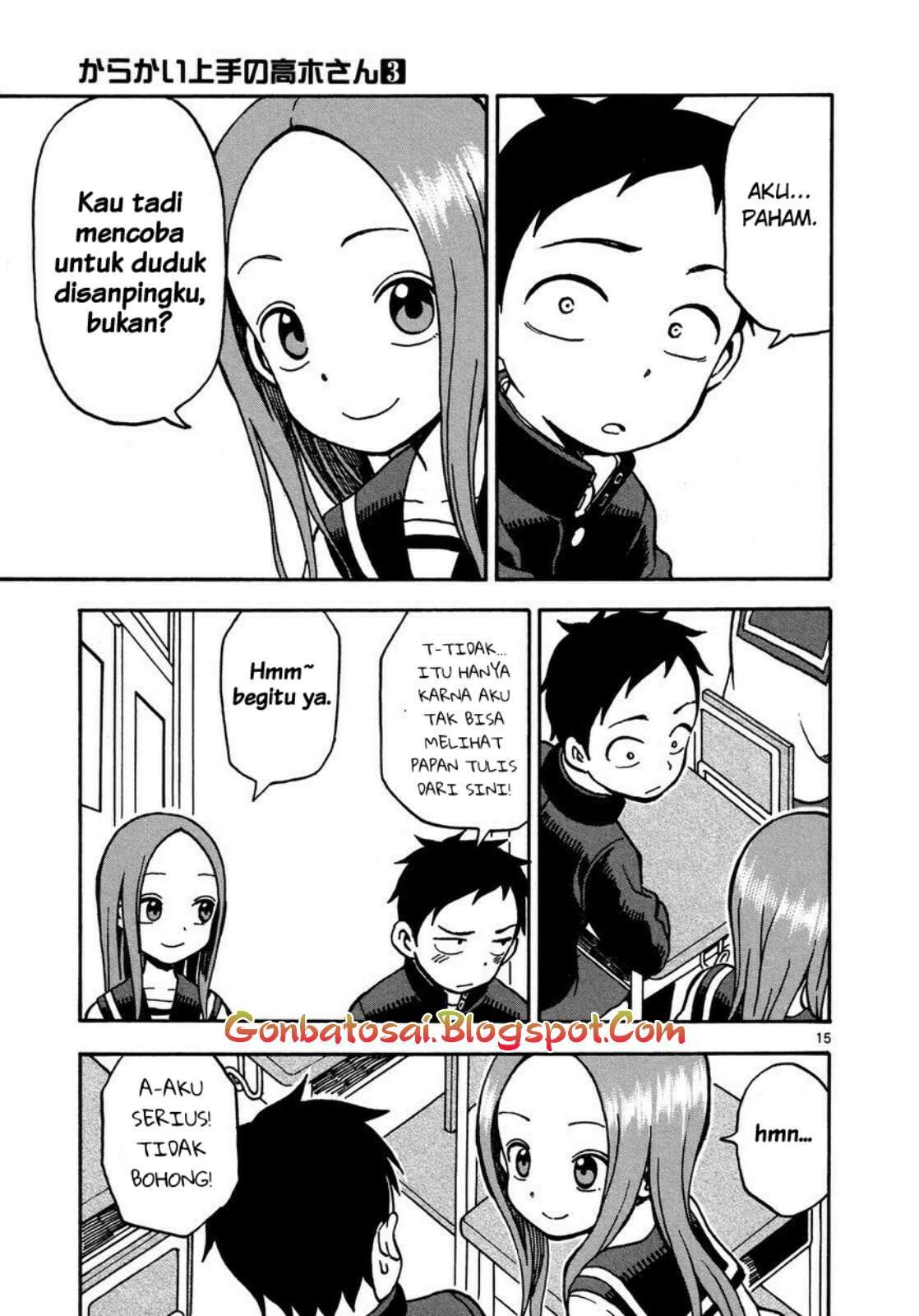 Karakai Jouzu no Takagi-san Chapter 21 Gambar 19
