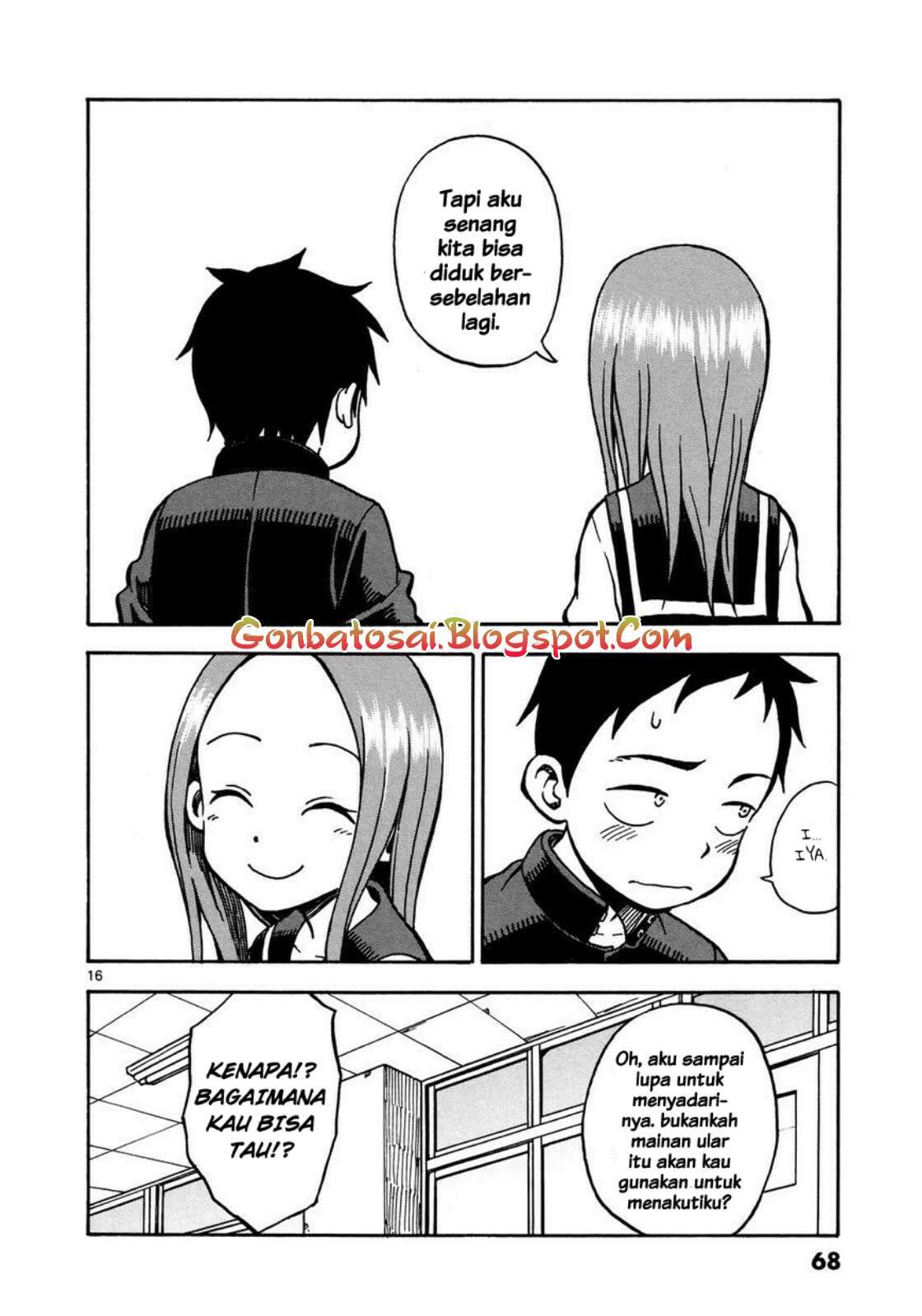 Karakai Jouzu no Takagi-san Chapter 21 Gambar 20