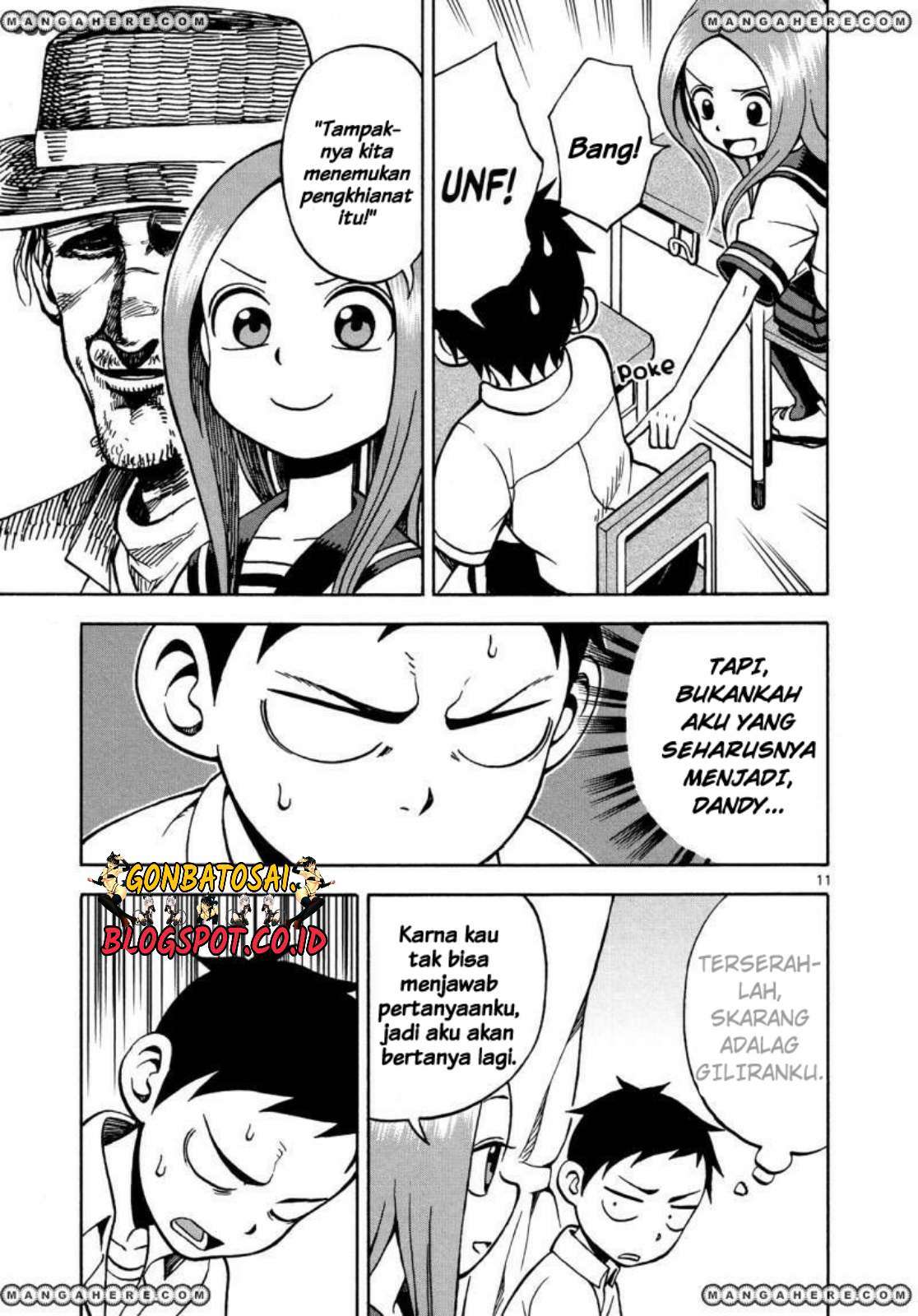 Karakai Jouzu no Takagi-san Chapter 19 Gambar 14