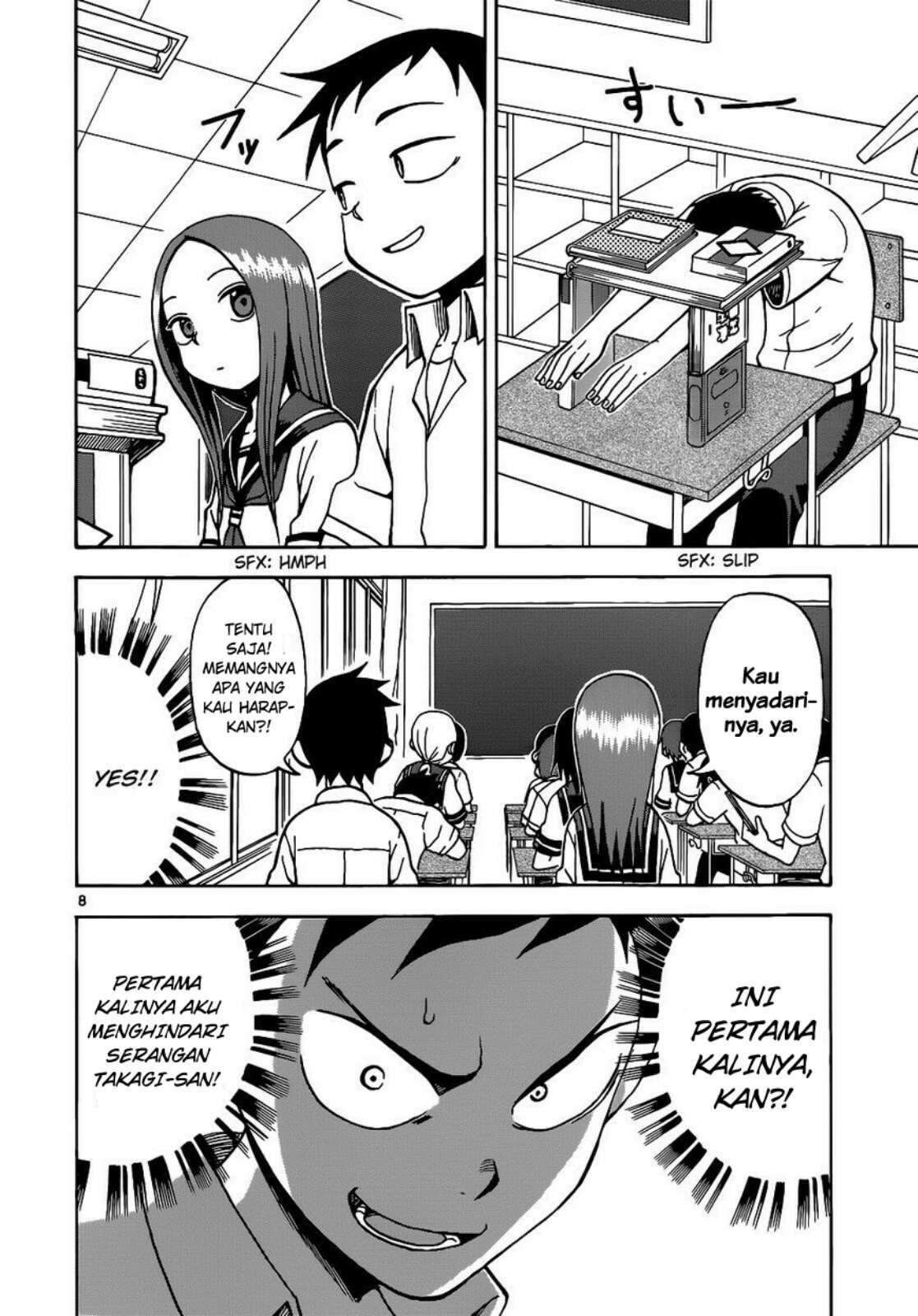Karakai Jouzu no Takagi-san Chapter 17 Gambar 10