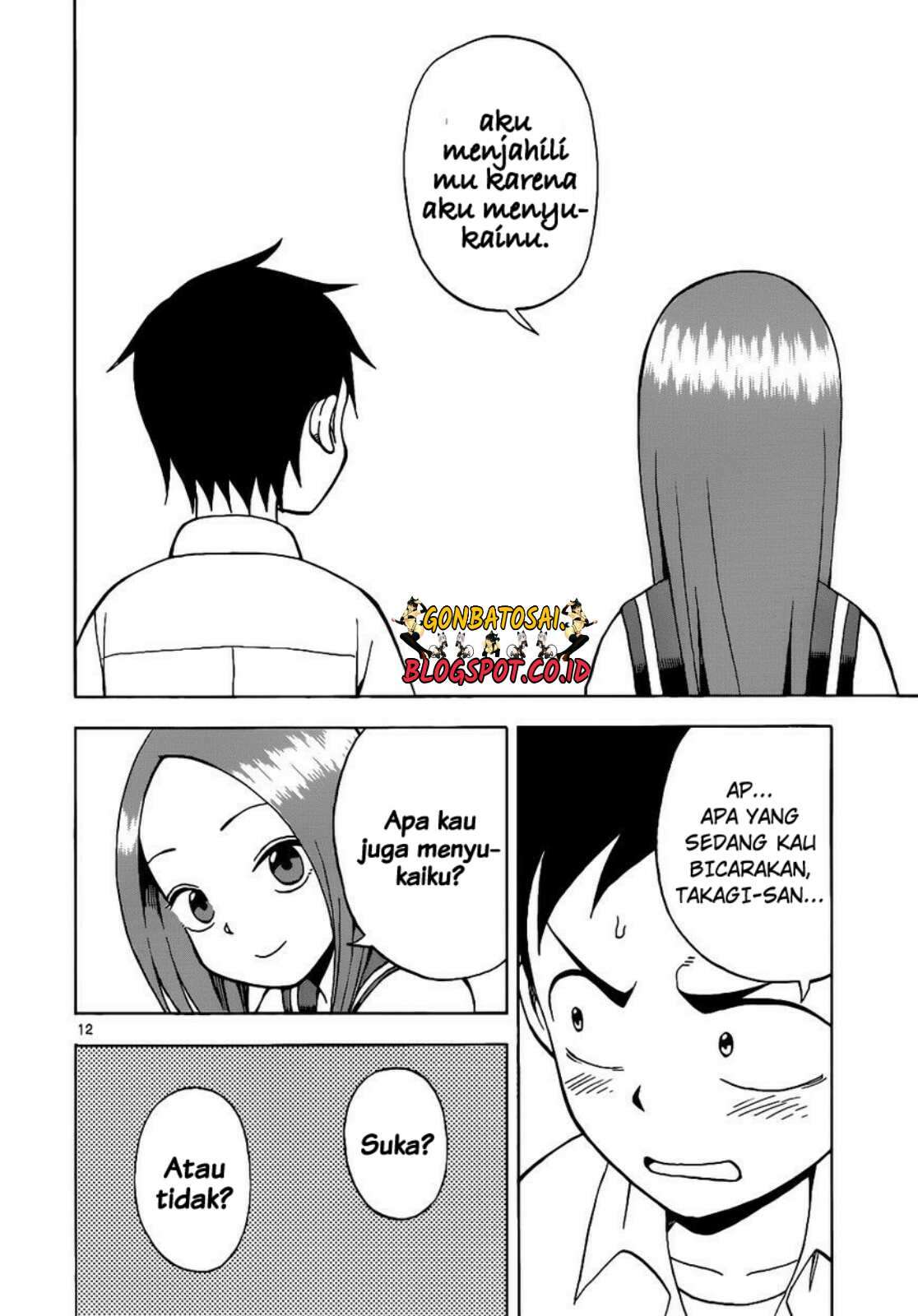 Karakai Jouzu no Takagi-san Chapter 17 Gambar 14