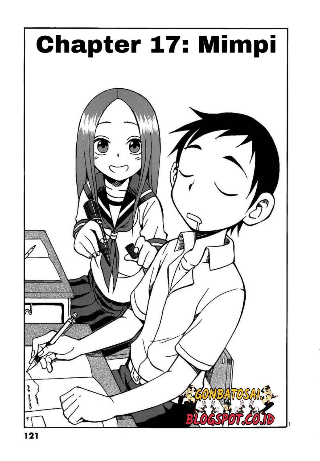 Baca  Karakai Jouzu no Takagi-san Chapter 17 Gambar 2