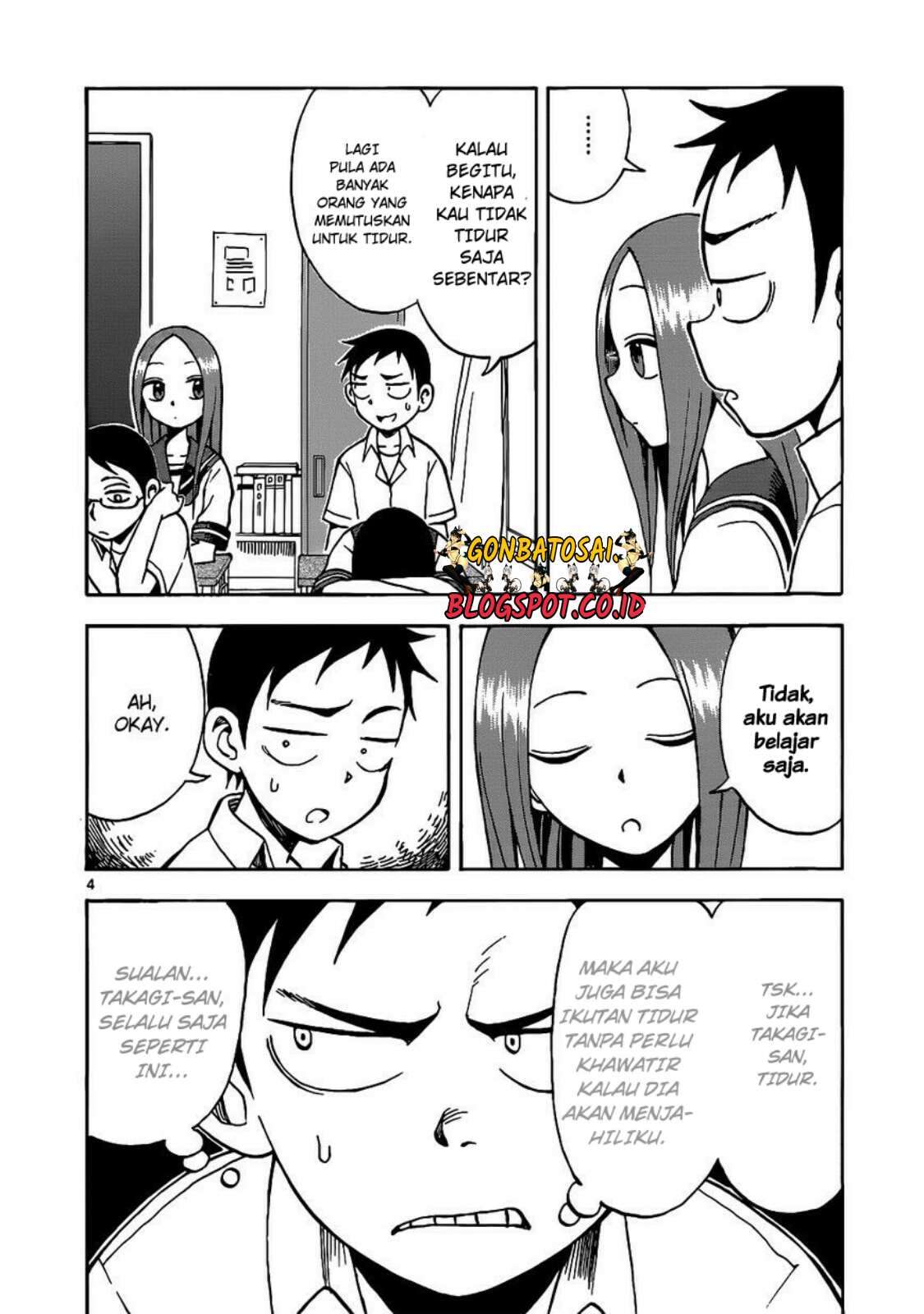 Karakai Jouzu no Takagi-san Chapter 17 Gambar 5
