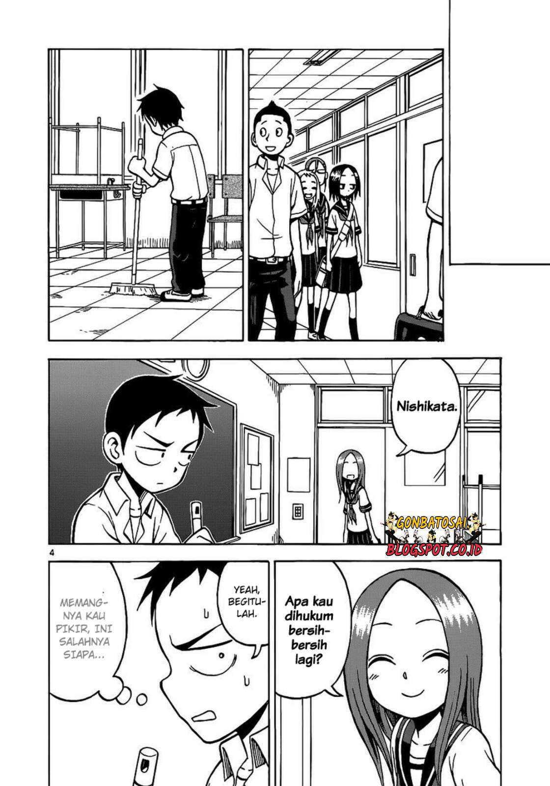 Karakai Jouzu no Takagi-san Chapter 16 Gambar 5