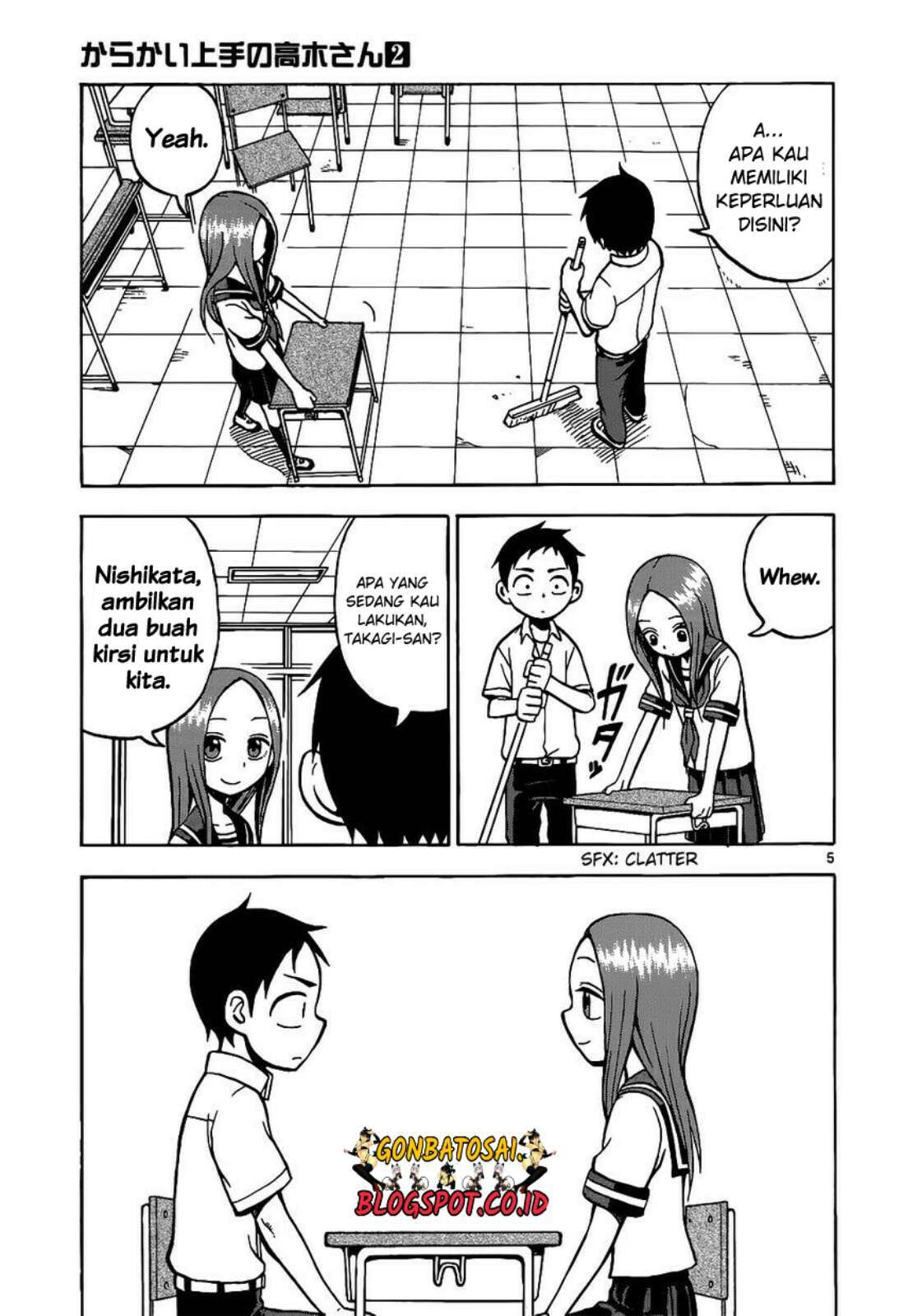Karakai Jouzu no Takagi-san Chapter 16 Gambar 6